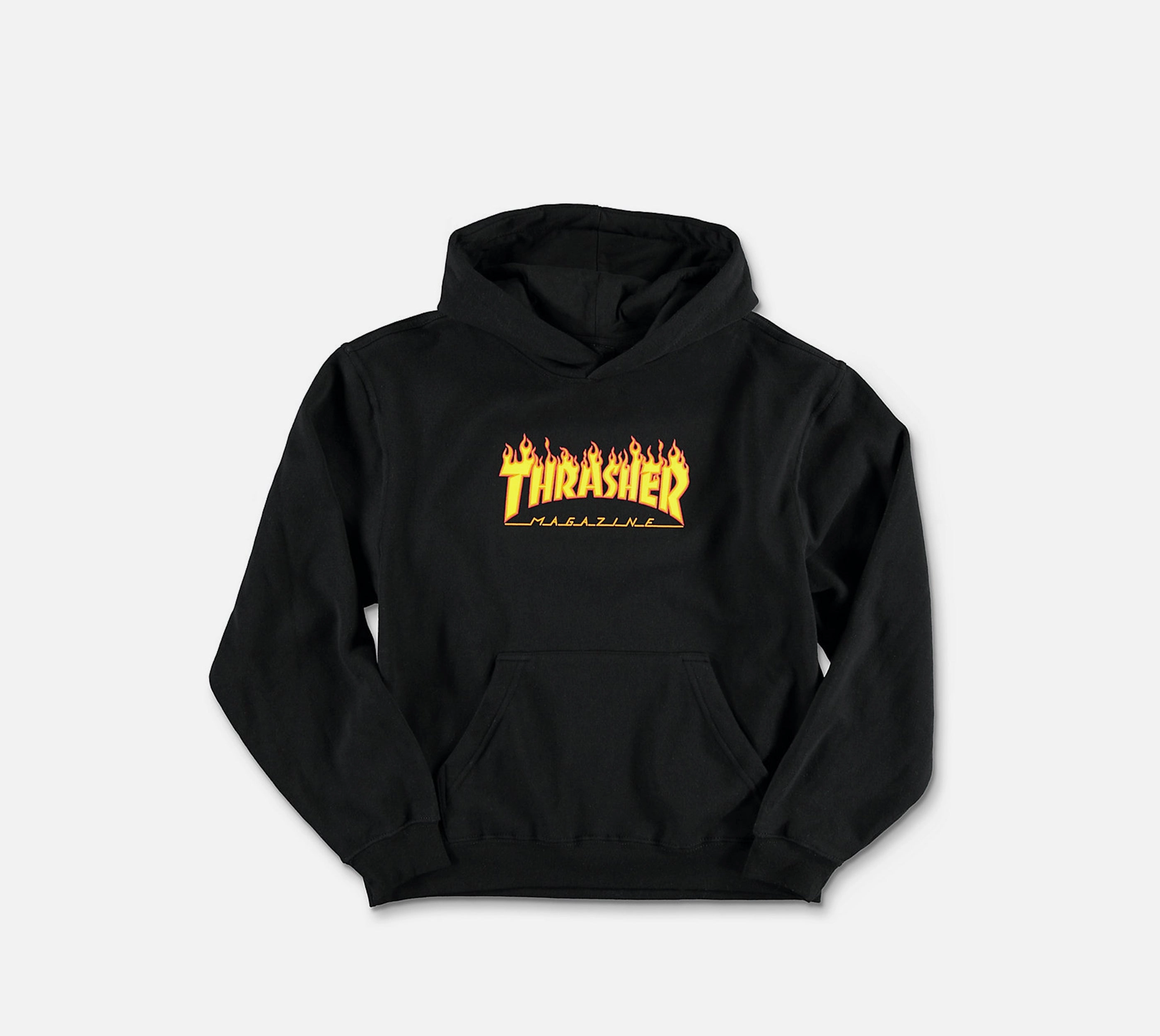 City Style Thrasher Youth Flame Hooded Sweat