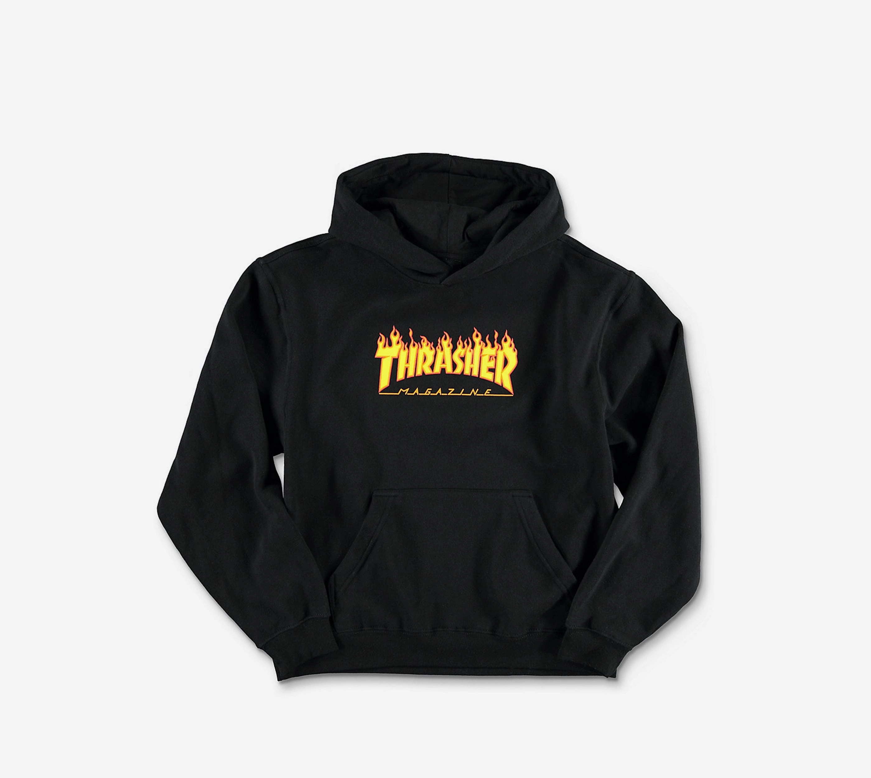 Errand Ready product home friendly comfort Thrasher Youth Flame Hooded Sweat