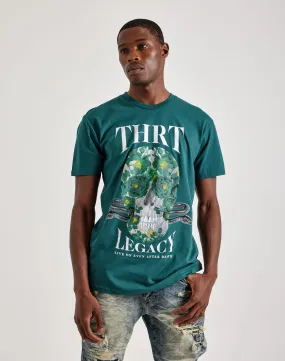 AntiPilling Surface THRT Dark Garden Skull Tee