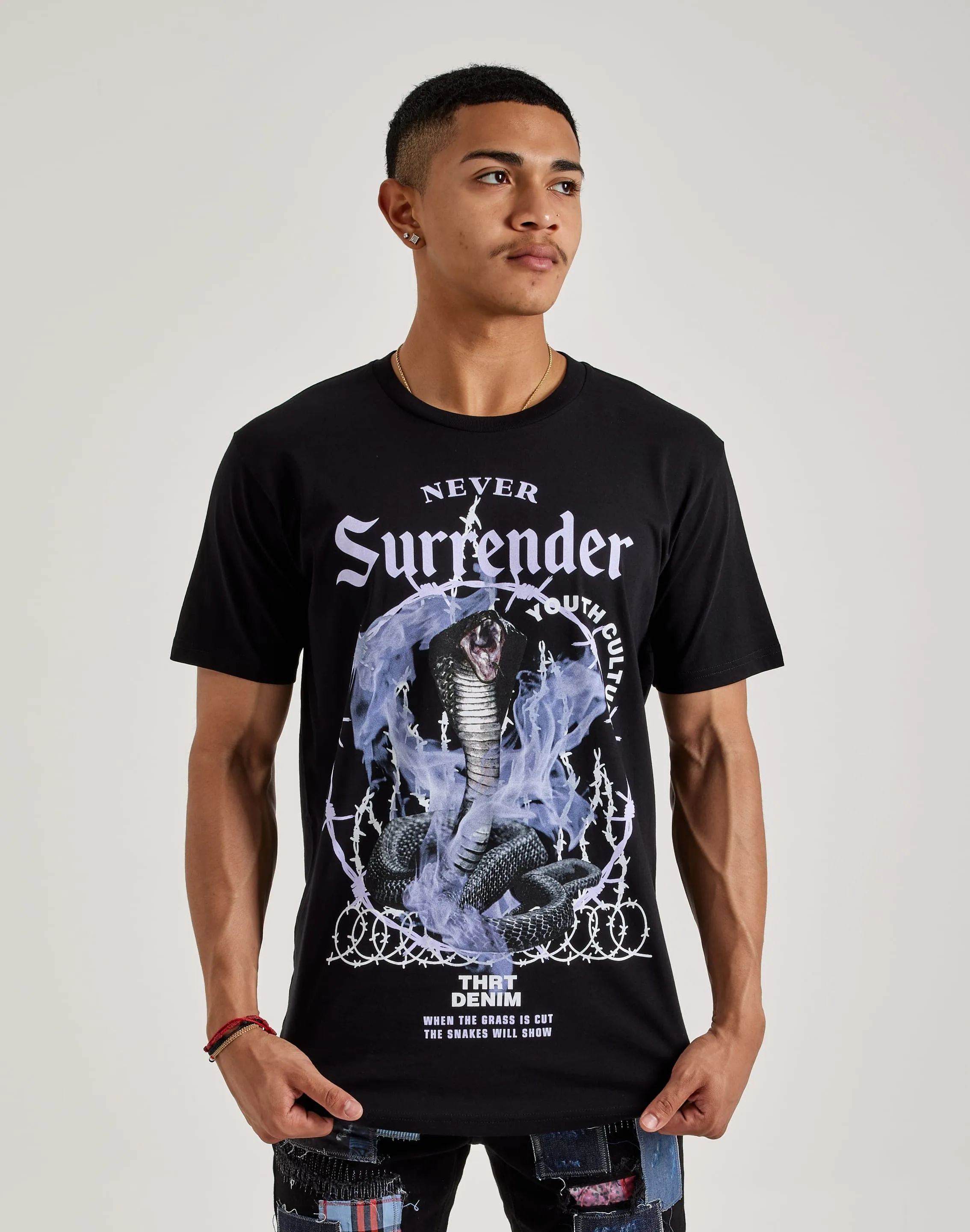 Chic Edge THRT Serpent Surrender Tee