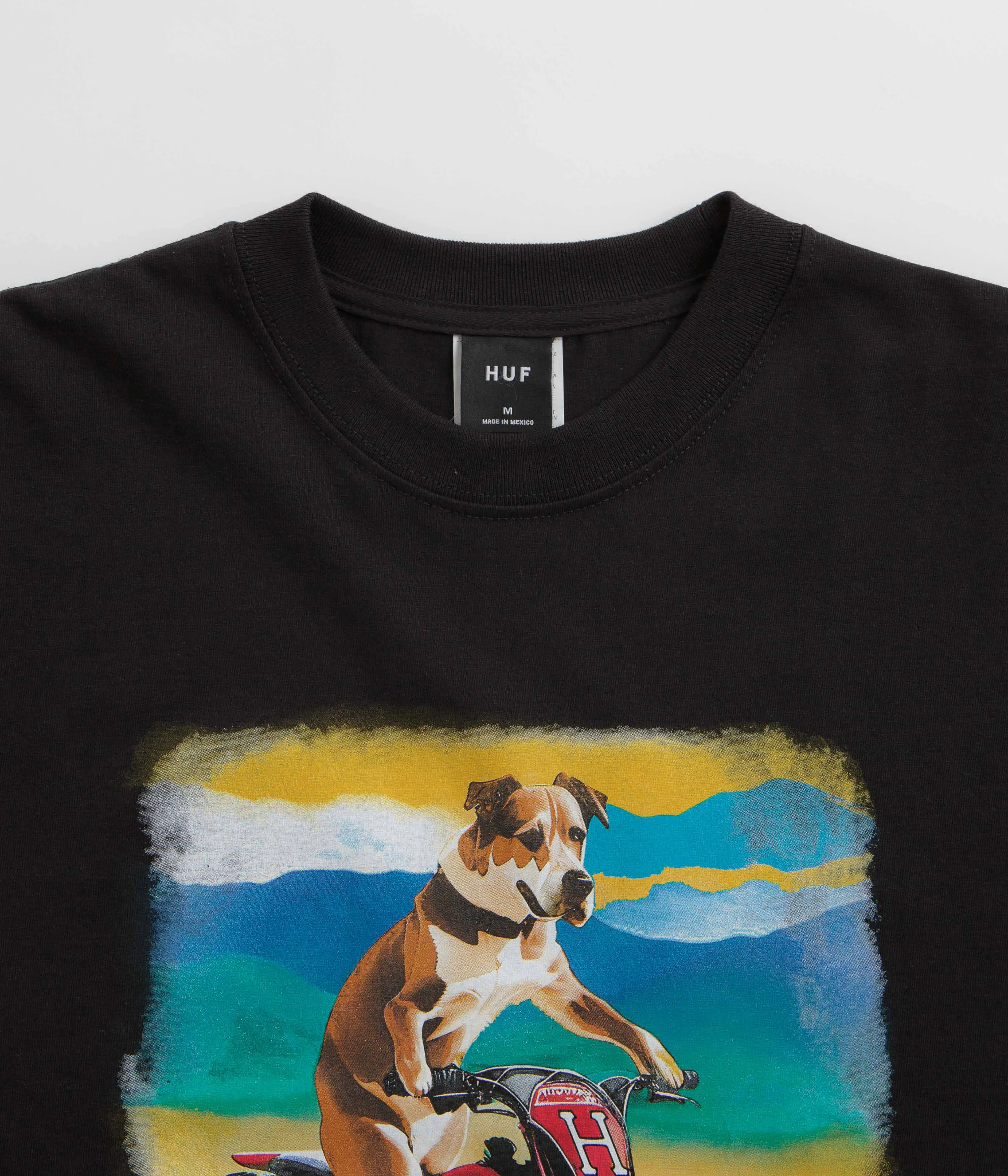 Curvy Fit HUF Road Dog T-Shirt - Black