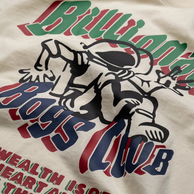 Button Closure Billionaire Boys Club Dancetronaut Knit Tee - Winter White