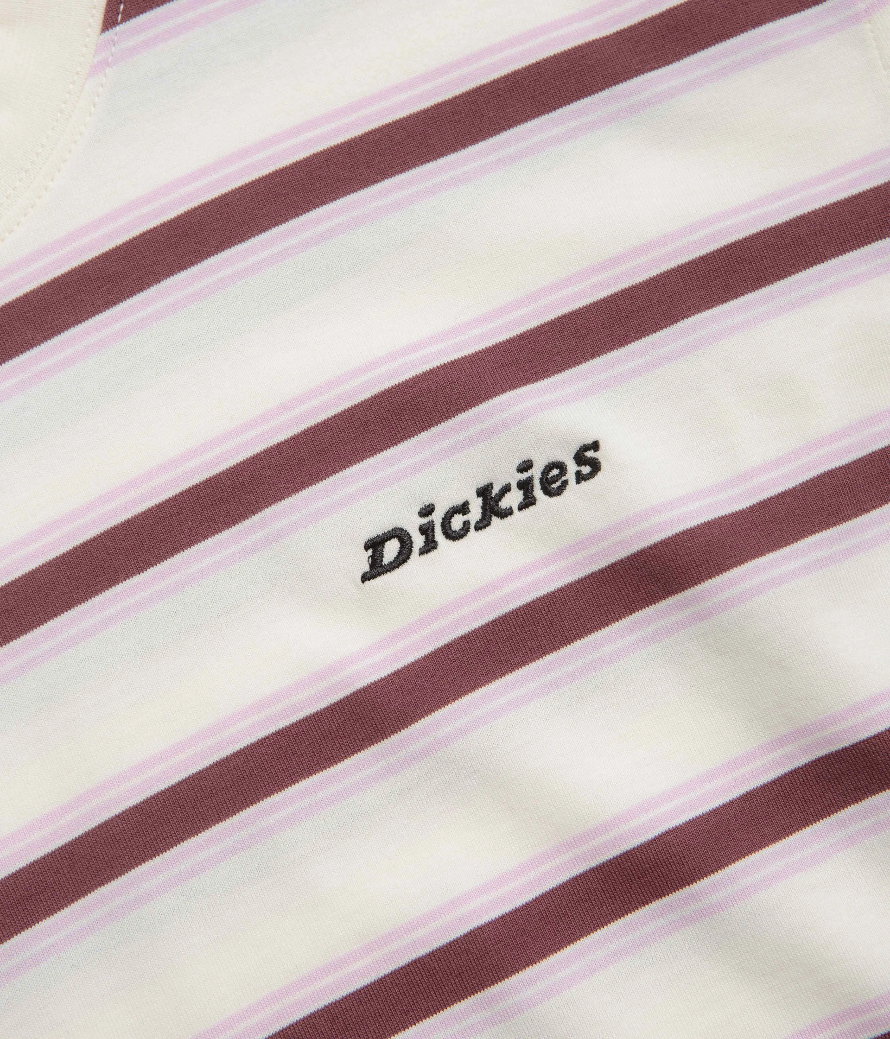 Dickies York Stripe T-Shirt - Egret bar