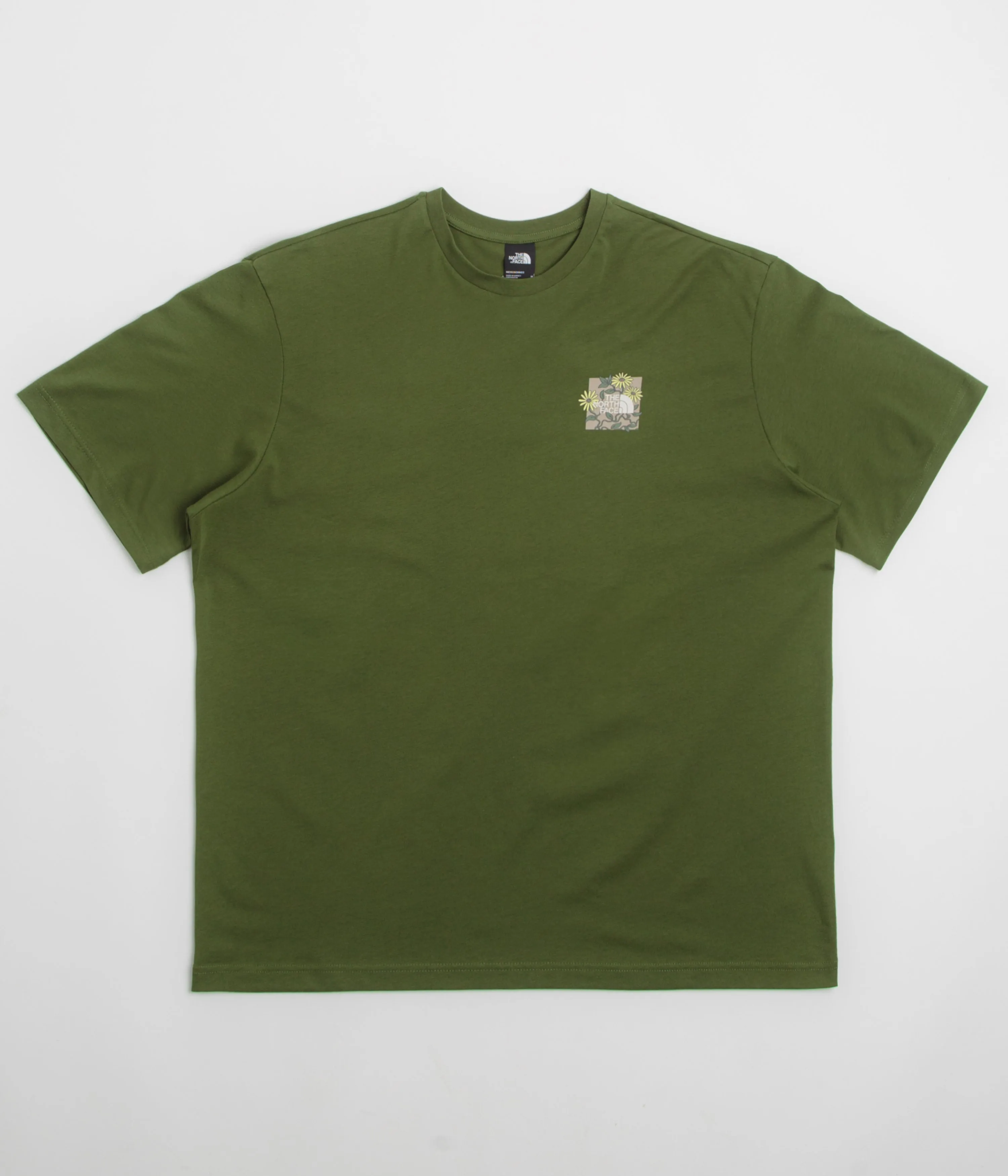 ping pong event vintage charm The North Face Connected Relaxed Graphic T-Shirt - Woodland Green