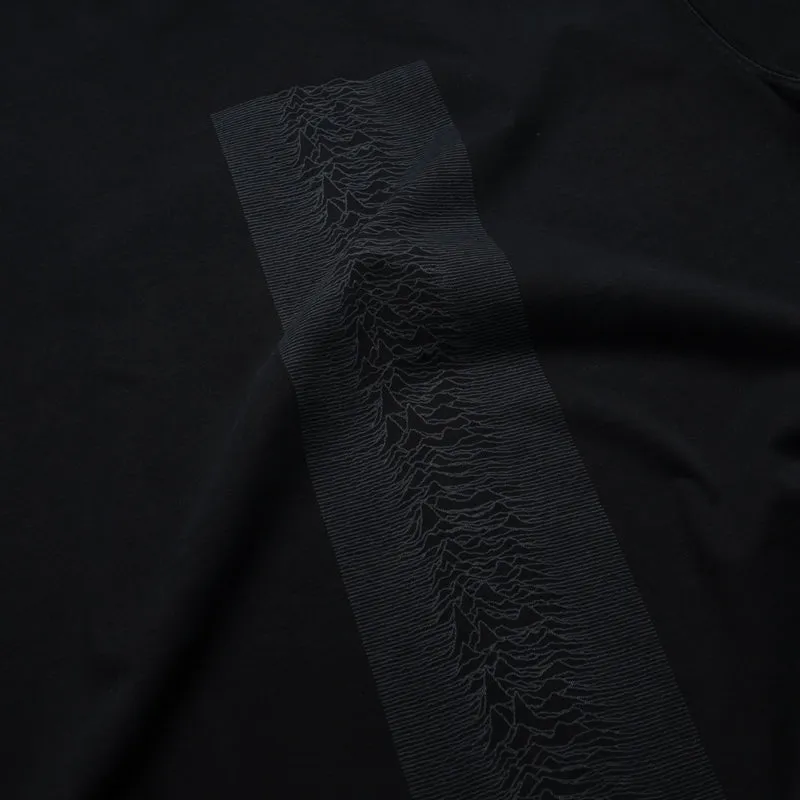 Pleasures Waves Tee - Black Recycled Polyester Blend fall clothes