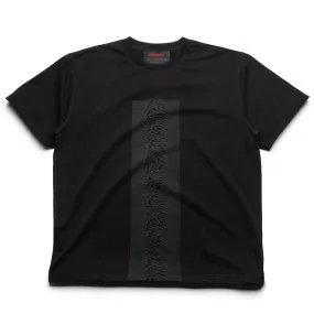 Pleasures Waves Tee - Black theme park