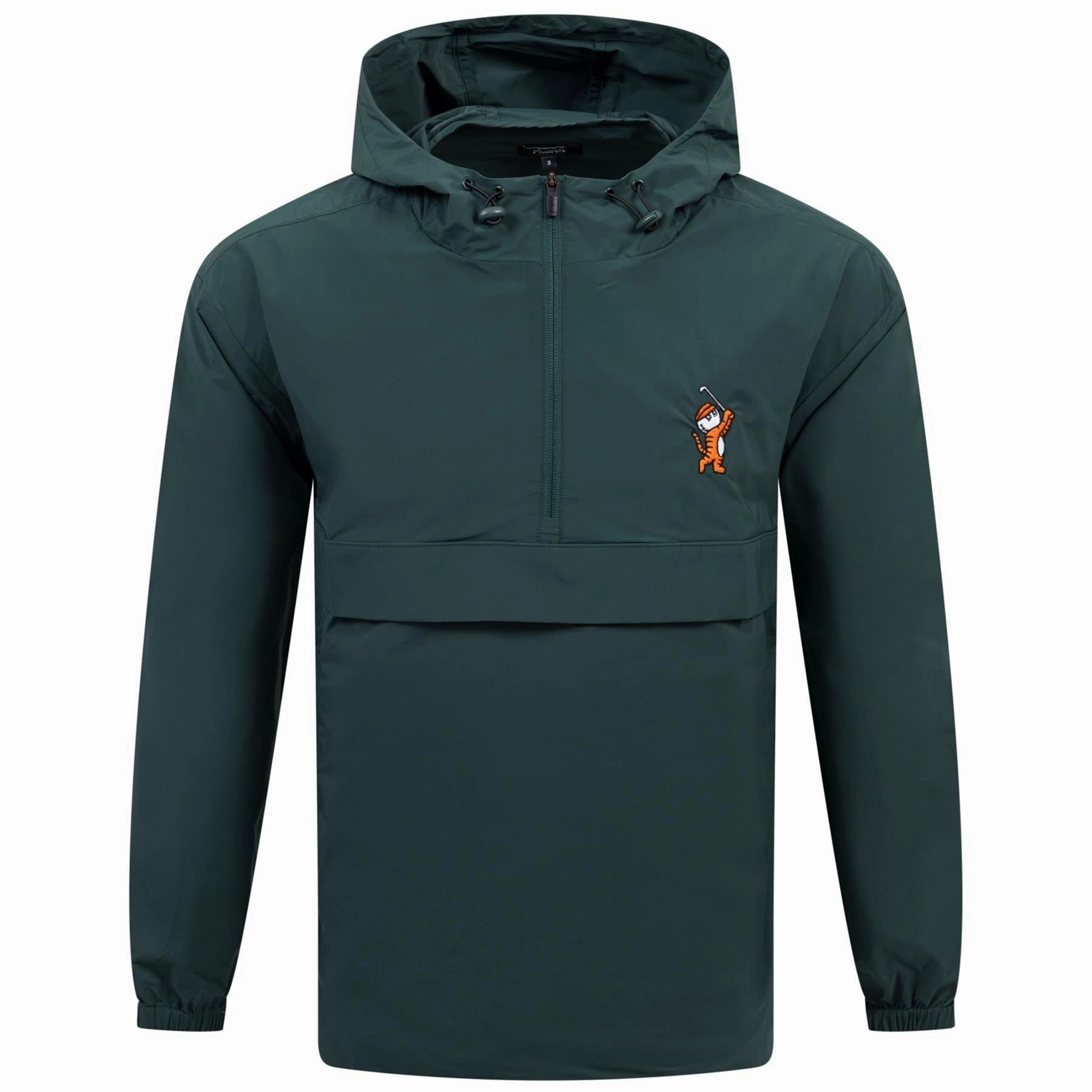Tiger Buckets Nylon Anorak Evergreen mountain vacation suitable for beauty pageants