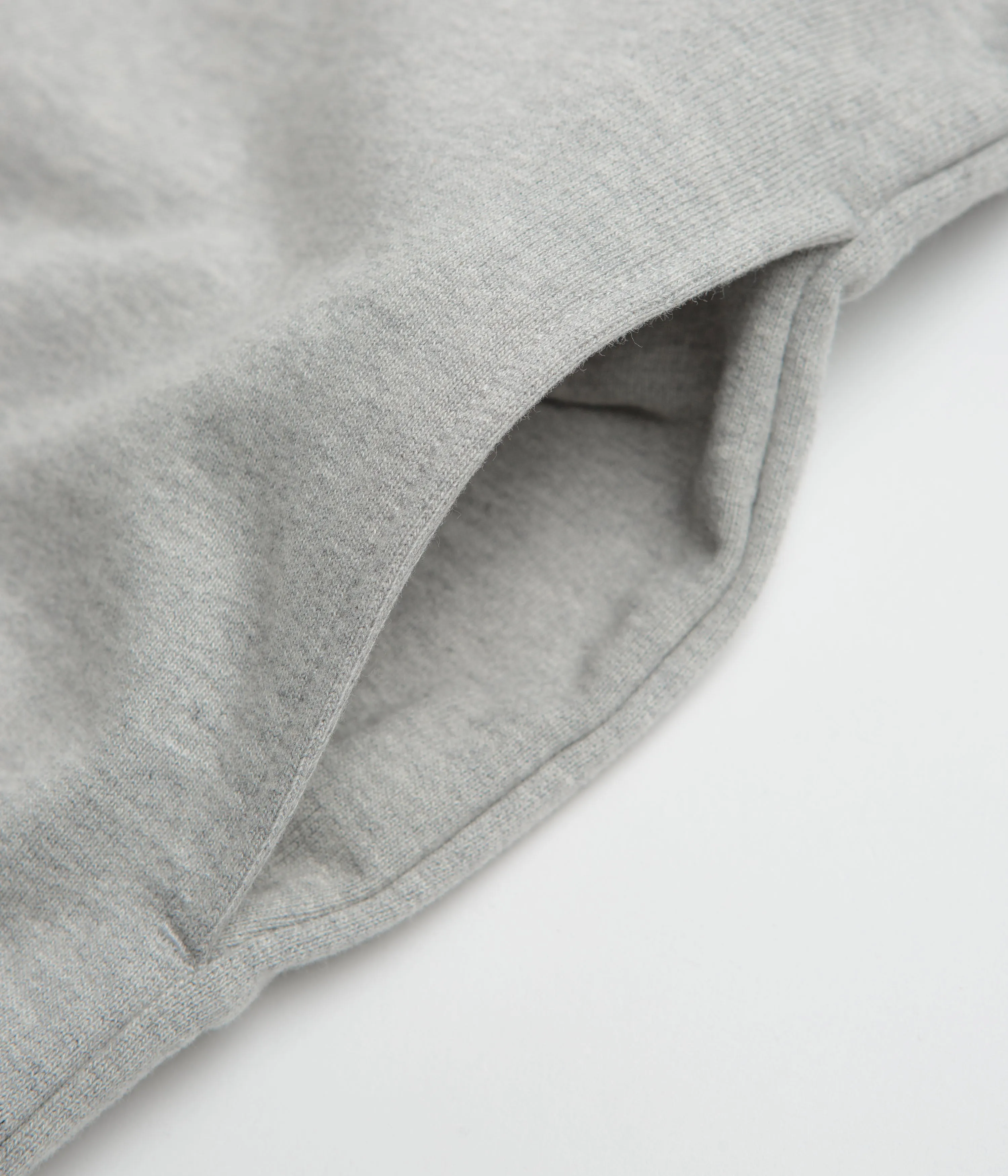 Running Top Snow Peak Recycled Cotton Crewneck Sweatshirt - Mid Grey