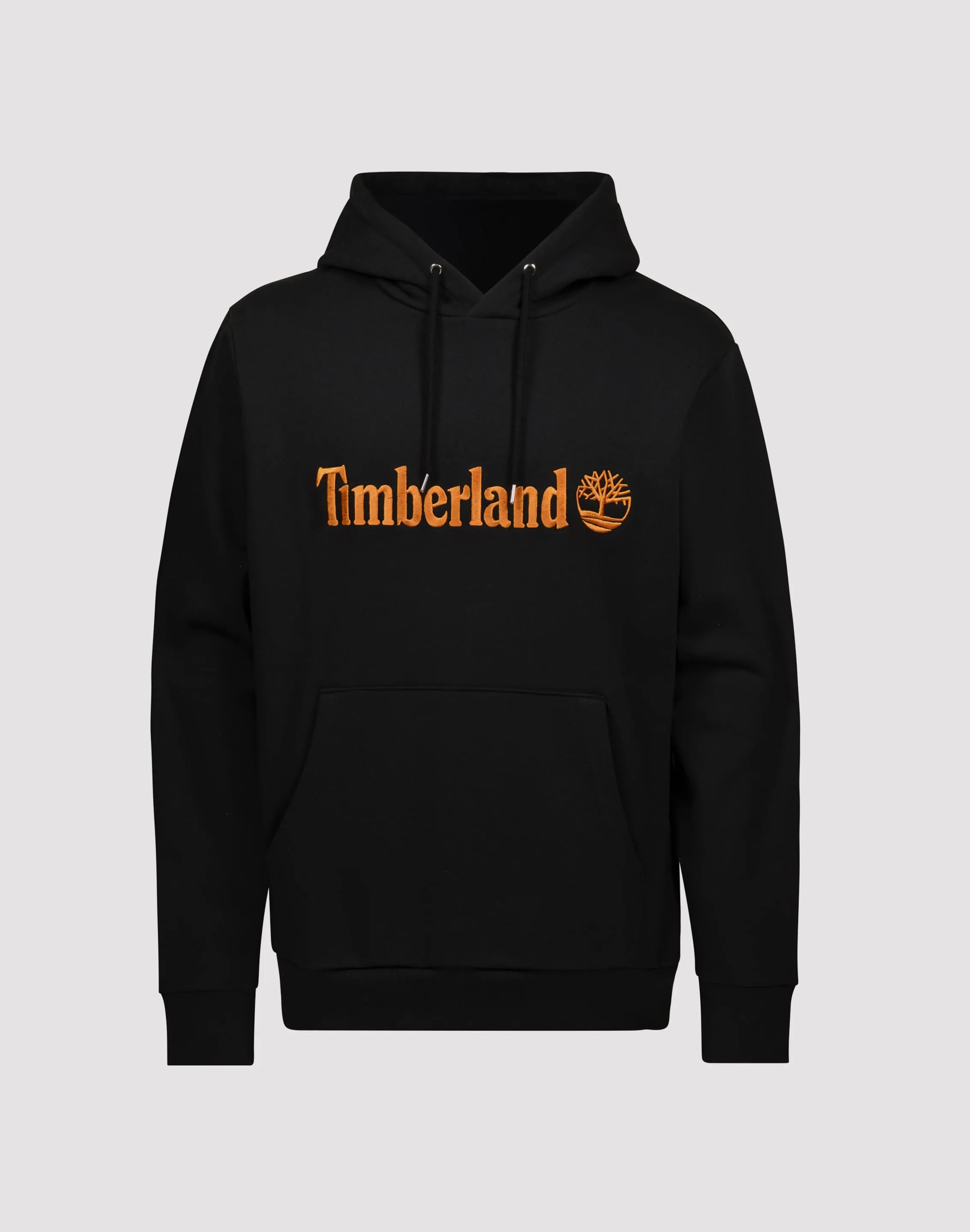 DoubleStitchedSeams Placket Closure Timberland Embossed Fleece Hoodie