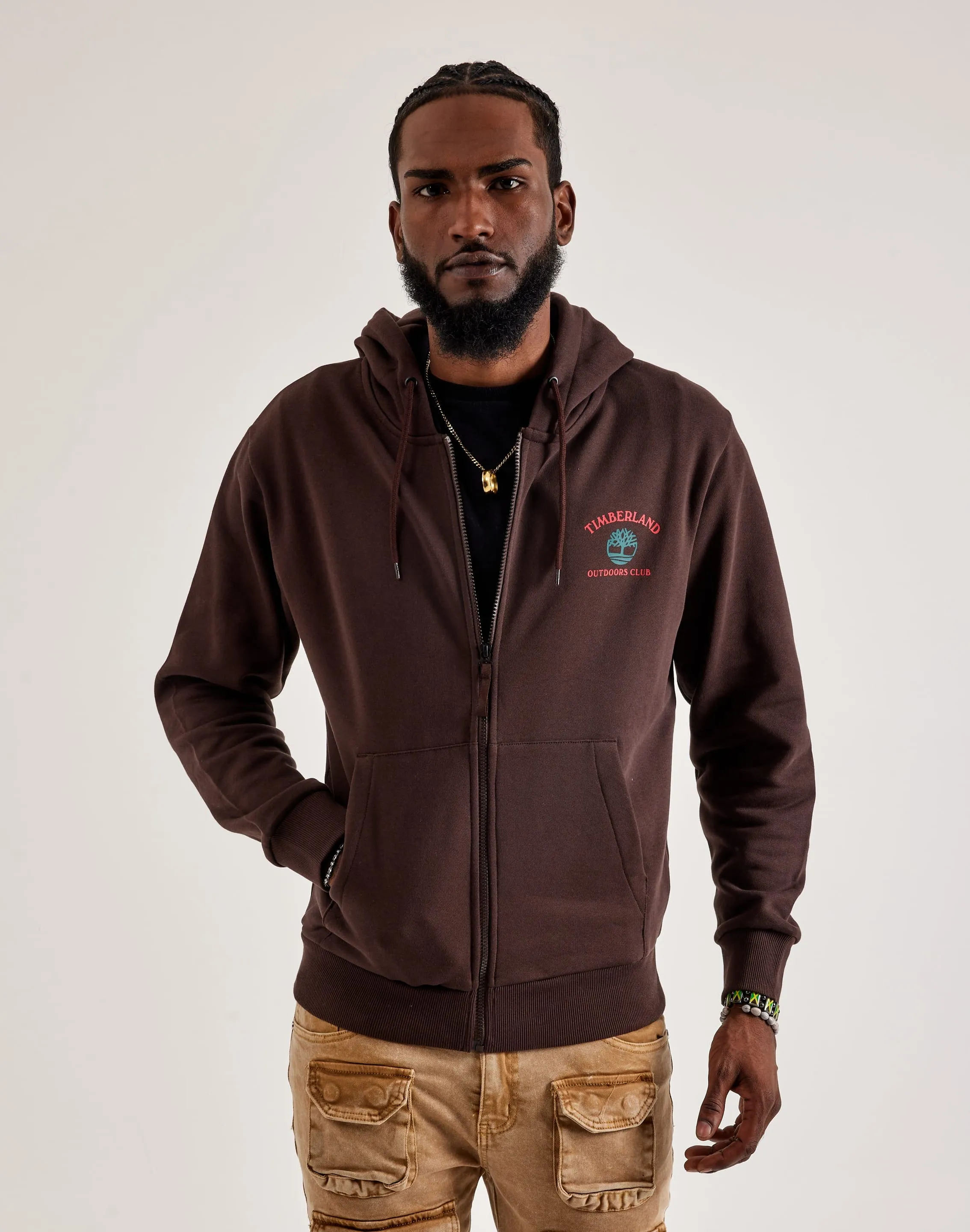 Timberland Outdoors Club Full-Zip Hoodie Wonder Core temperature regulation