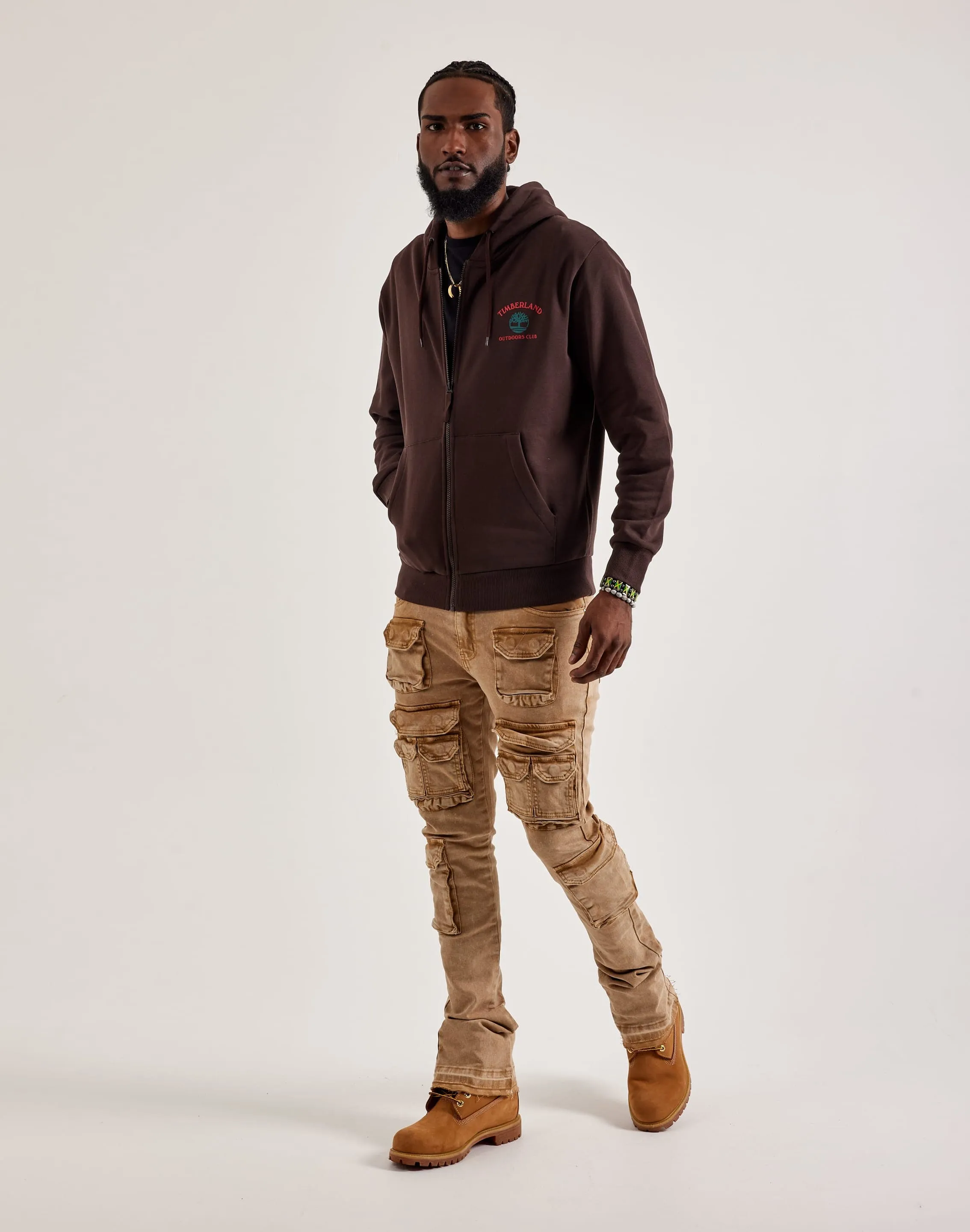 Timberland Outdoors Club Full-Zip Hoodie LowProfile Design Design Glow