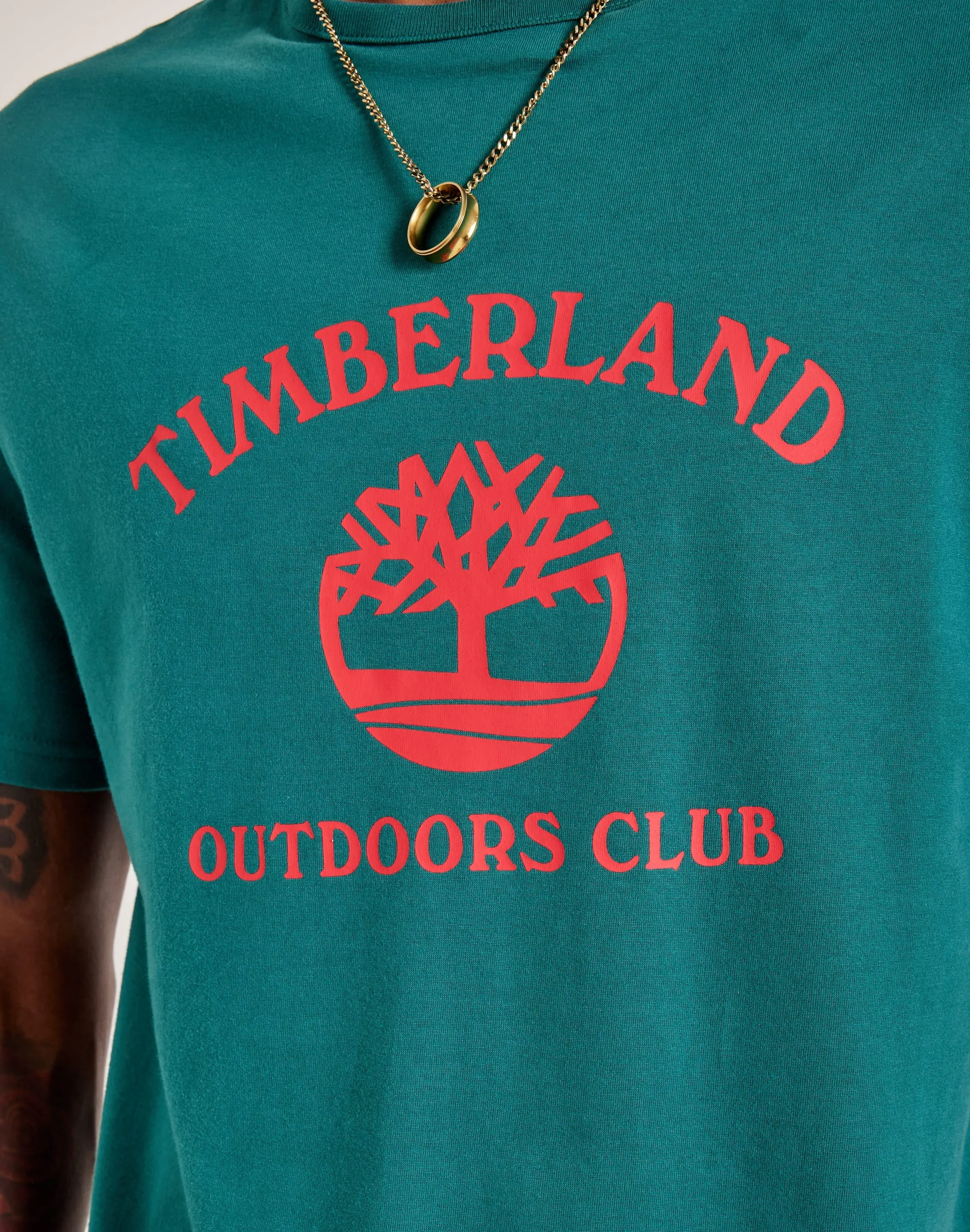 Timberland Outdoors Club Tee Focus Mood DoubleStitched