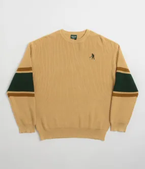 Cool Weather Pass Port Organic Cotton Stripe Knit Sweatshirt - Cream
