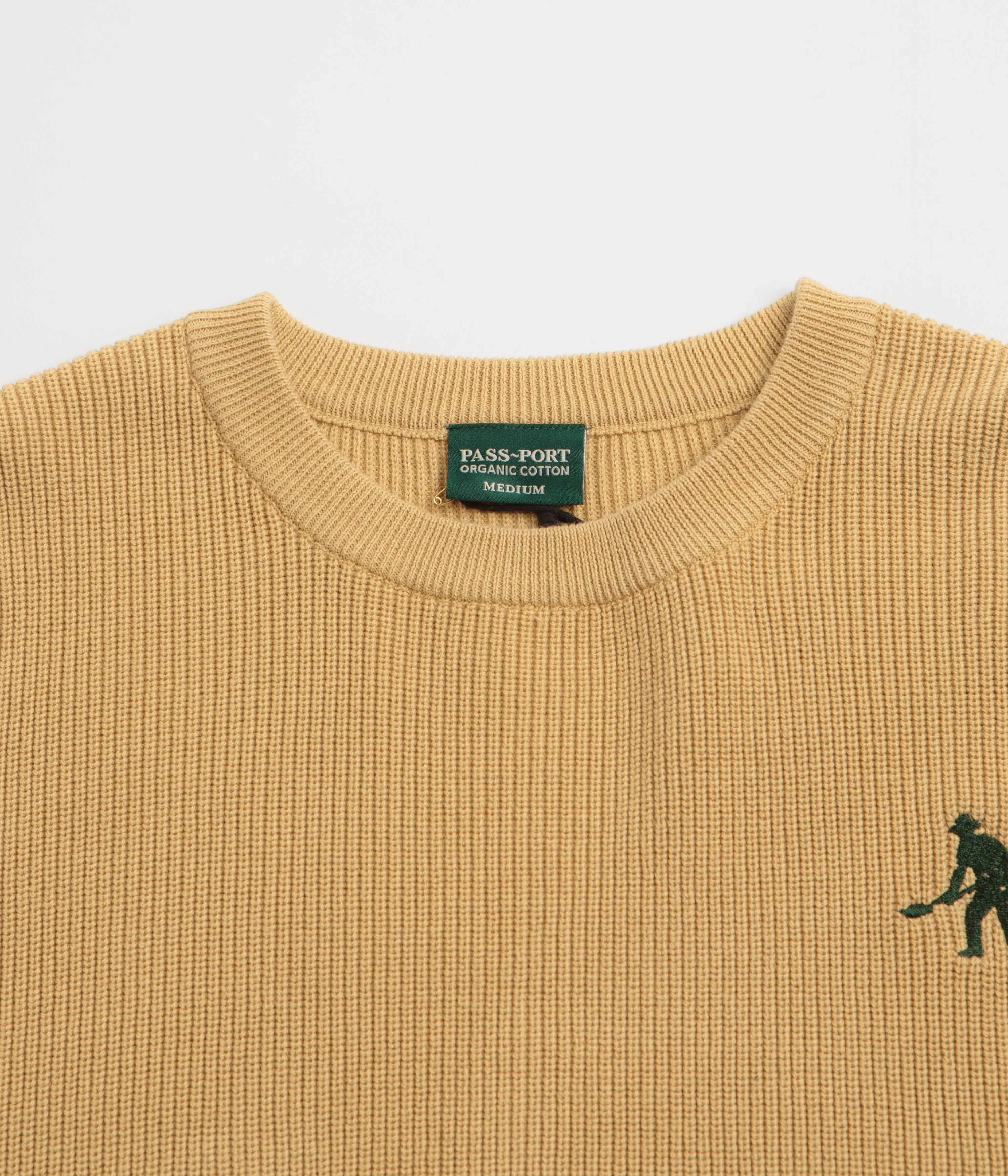 Luxury Pass Port Organic Cotton Stripe Knit Sweatshirt - Cream