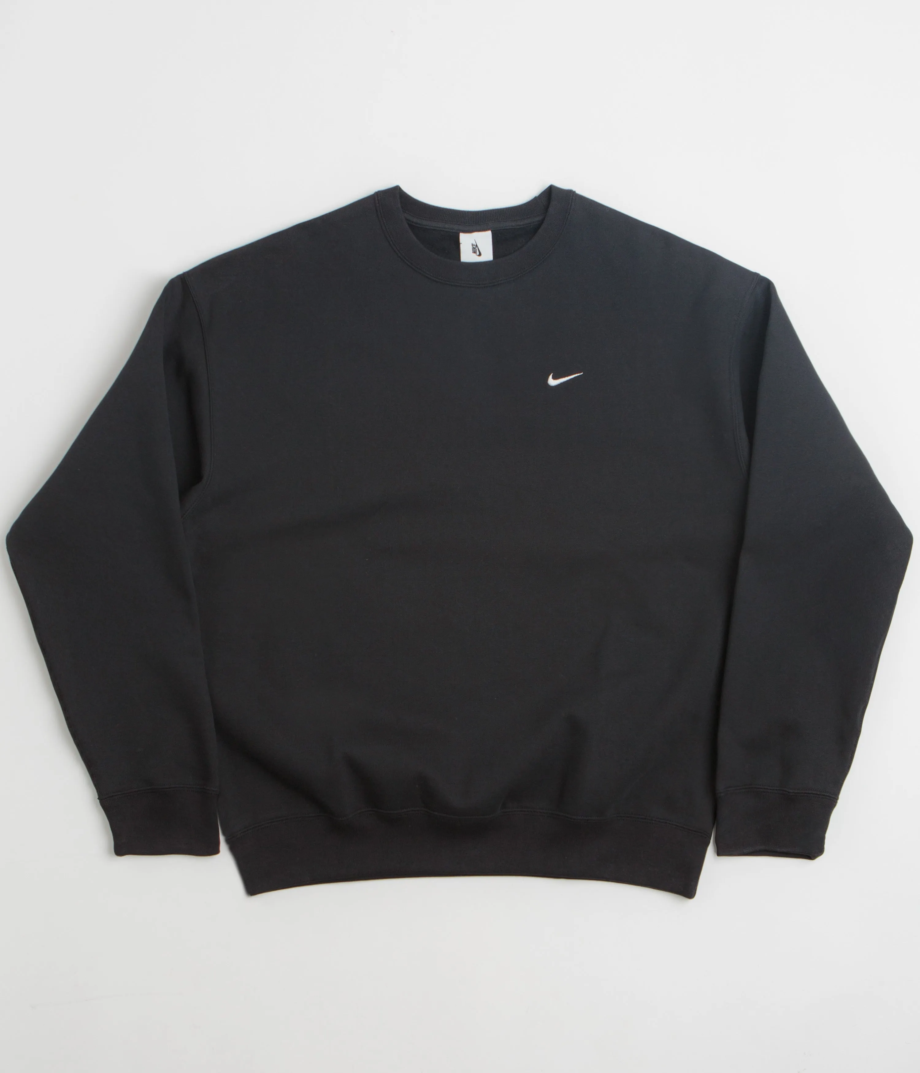 Cool in summer Nike Solo Swoosh Crewneck Sweatshirt - Black / White