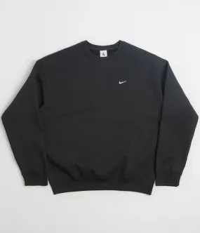 Cool in summer Nike Solo Swoosh Crewneck Sweatshirt - Black / White