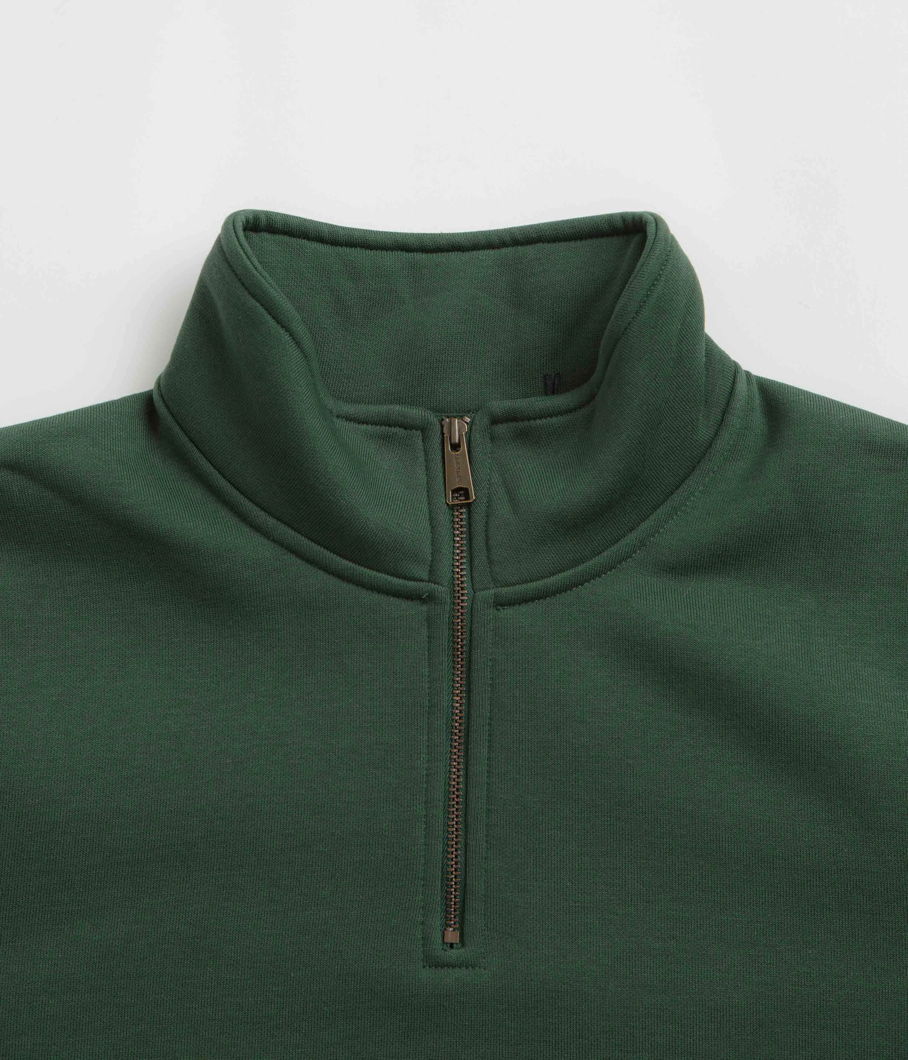 product market share Carhartt Chase Zip Neck Sweatshirt - Sycamore Tree / Gold