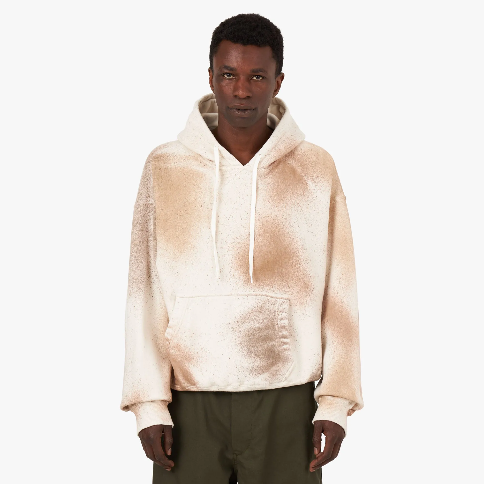 NOMA t.d. Hand Dyed Twist Pullover Hoodie / Multi product ethical sourcing product date night charm factor