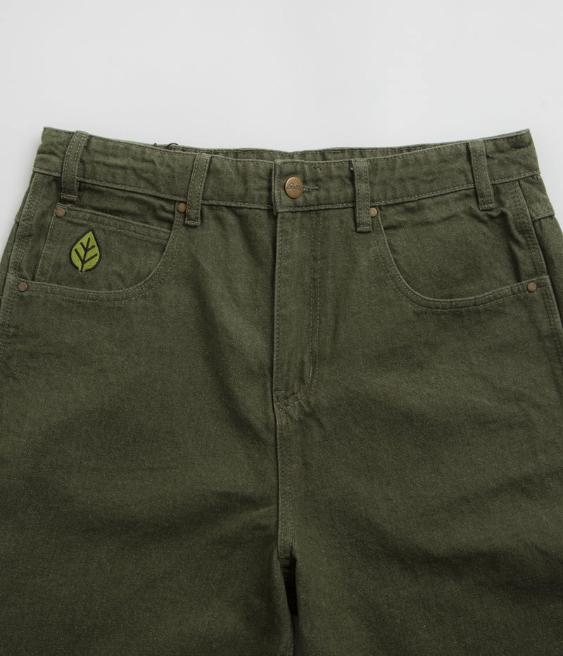 Butter Goods Weathergear Denim Shorts - Faded Army Quick Dry Fabric