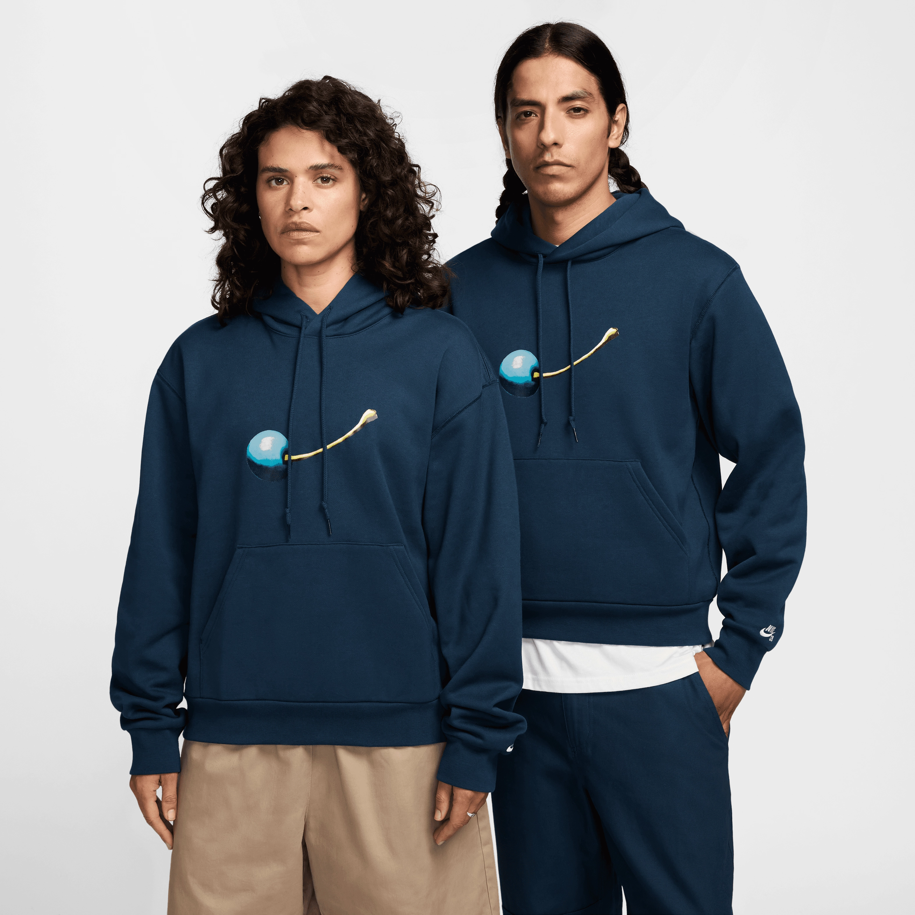 Nike SB Fleece Pullover Hoodie Cherry Outdoor Relaxed