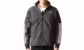 Cozy Vibe NonBindingCollar Tokyo Clr 84 Woven Track Top Jacket "Black"