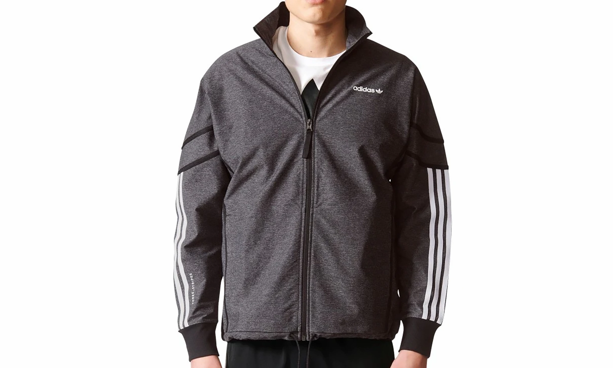 LightweightWeave Tokyo Clr 84 Woven Track Top Jacket "Black"