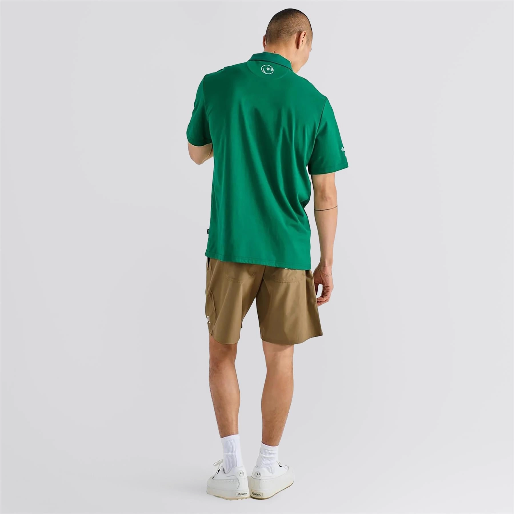 Quick Access Zip Pockets Tonino Hybrid Solid Shorts Dark Khaki