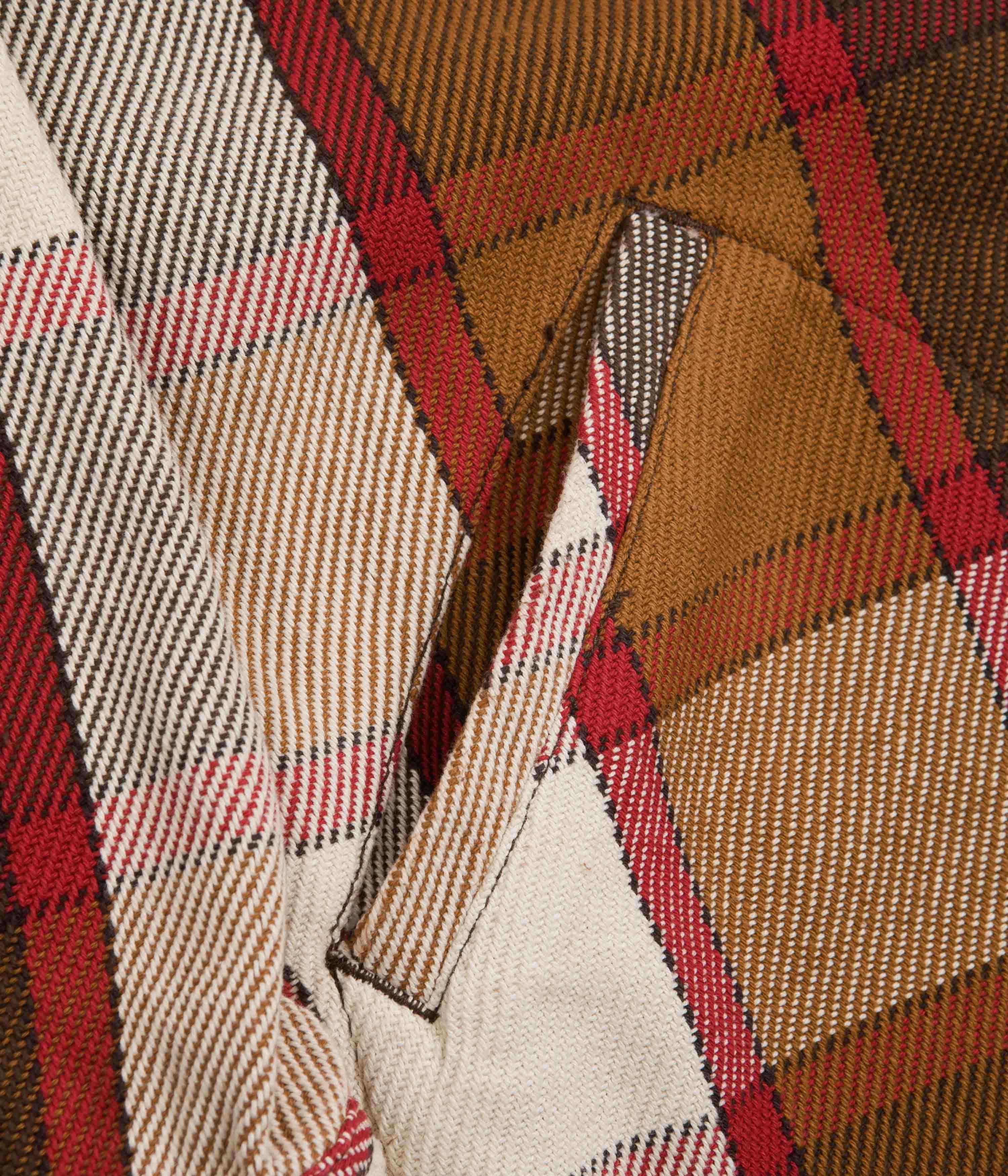 graduation Topo Designs Womens Mountain Shirt Jacket - Brown / Natural Plaid