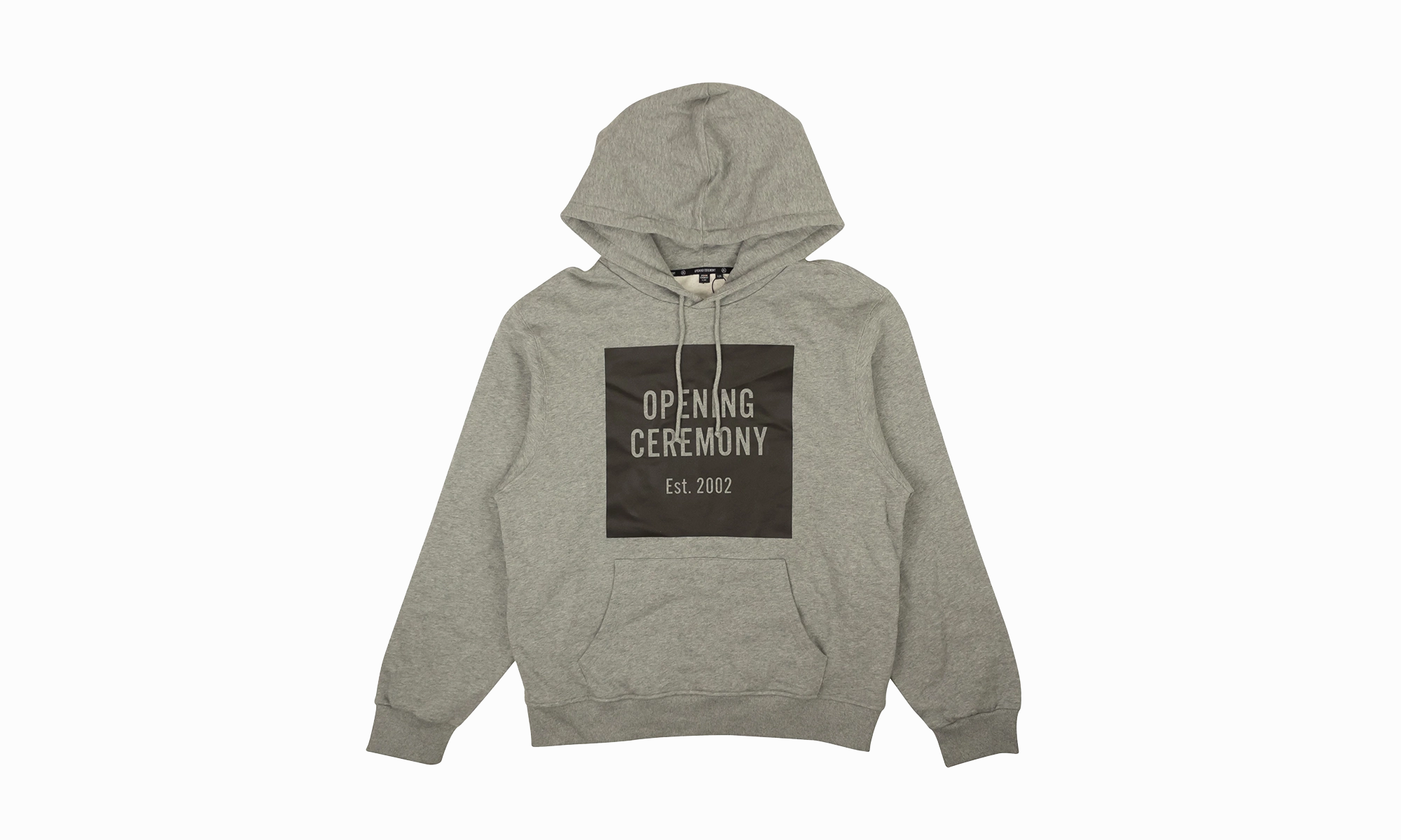 Torch Unisex Box Logo Hoodie "Grey"