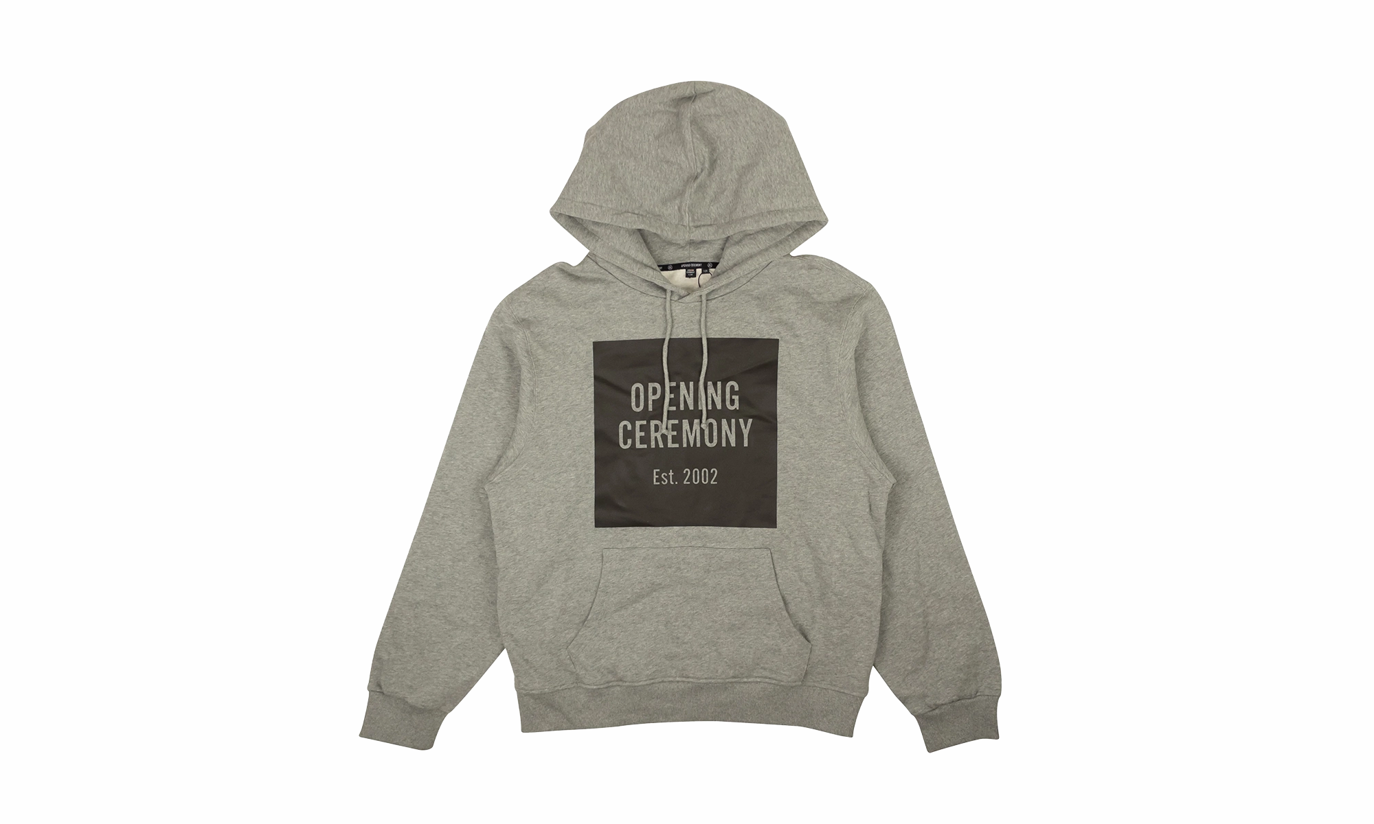 Torch Unisex Box Logo Hoodie "Grey"