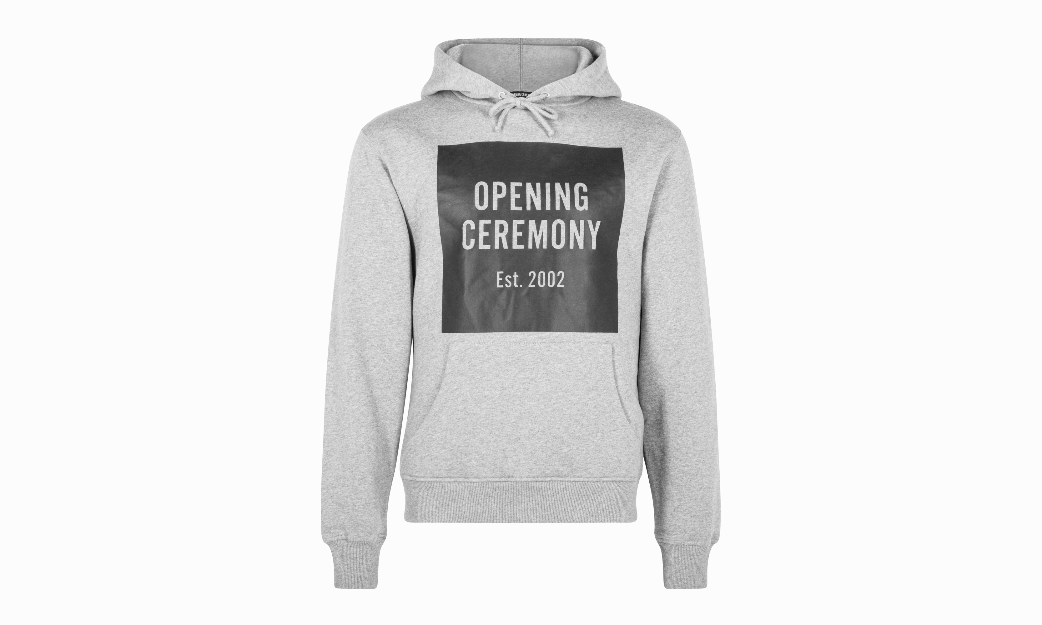 TORCH UNISEX BOX LOGO HOODIE "Grey"