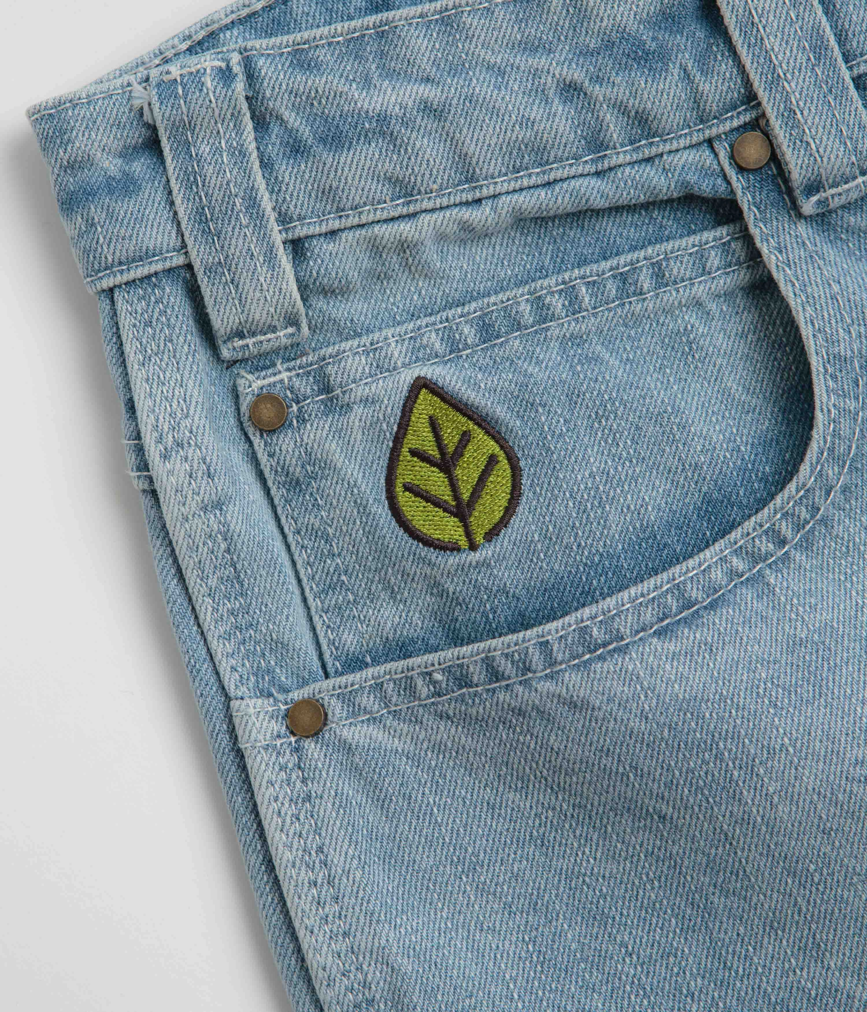 Butter Goods Weathergear Jeans - Faded Blue Tapered Look