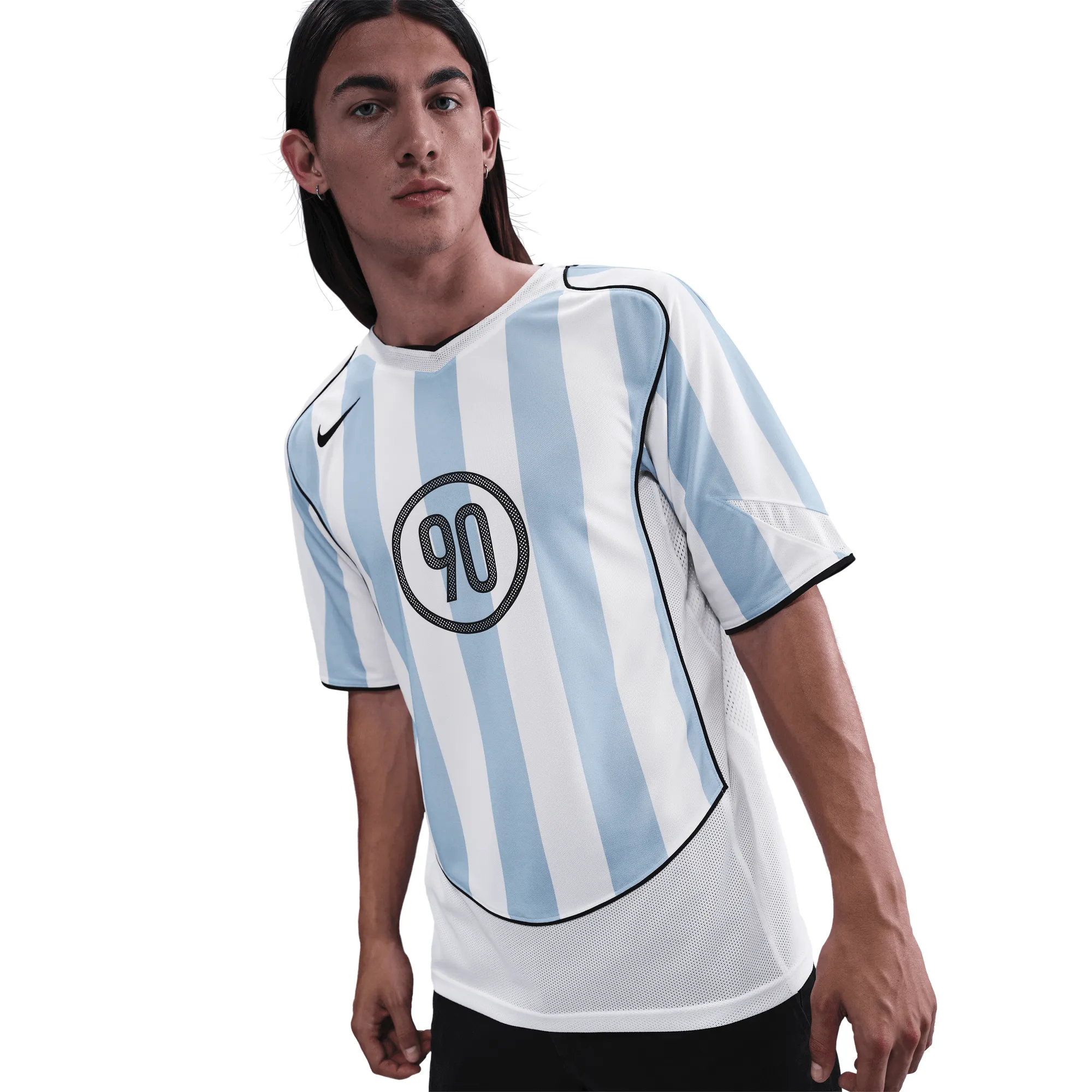 TOTAL 90 DRI-FIT SOCCER JERSEY - PSYCHIC BLUE / WHITE Utility Mode