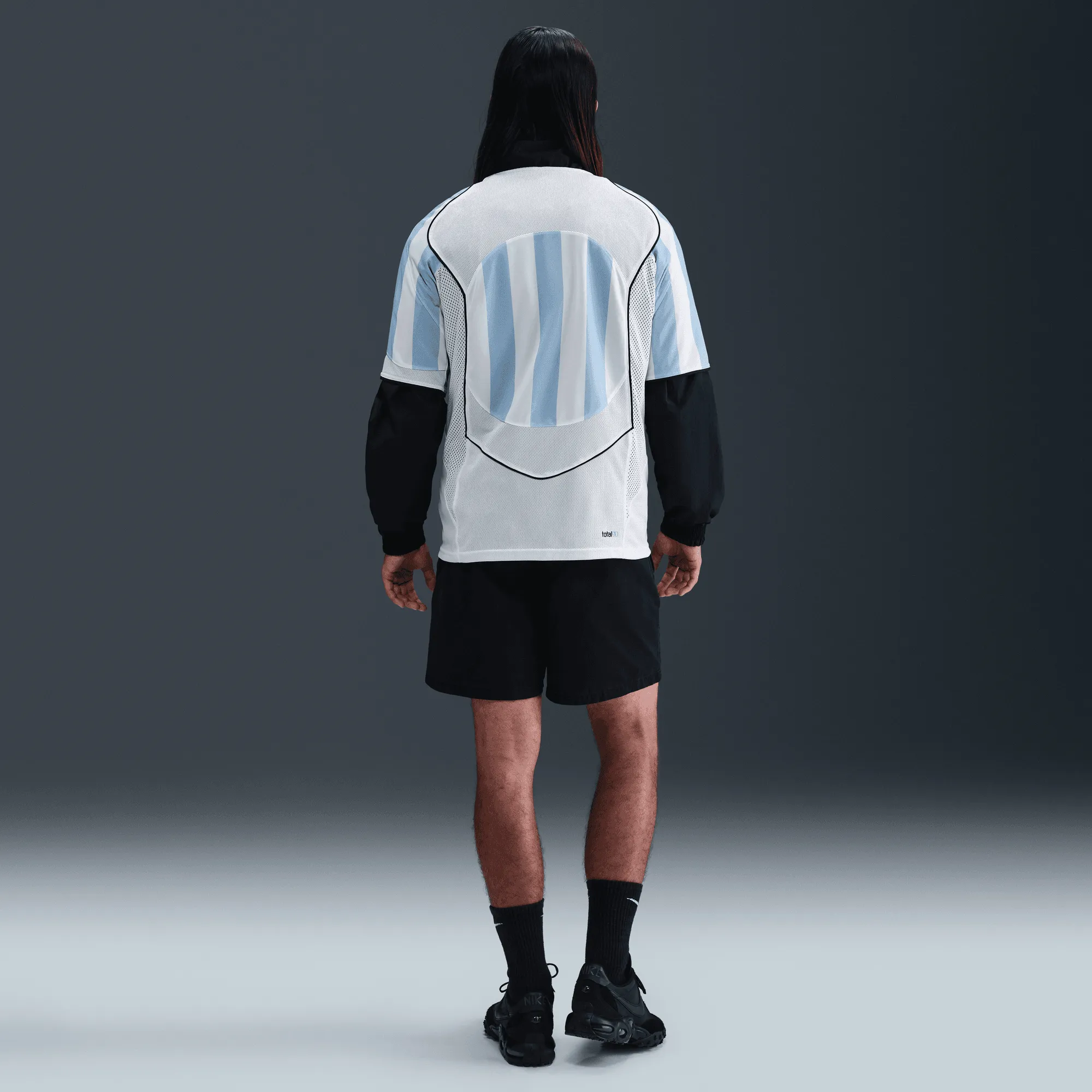 Daily Fit Summer Glow TOTAL 90 DRI-FIT SOCCER JERSEY - PSYCHIC BLUE / WHITE