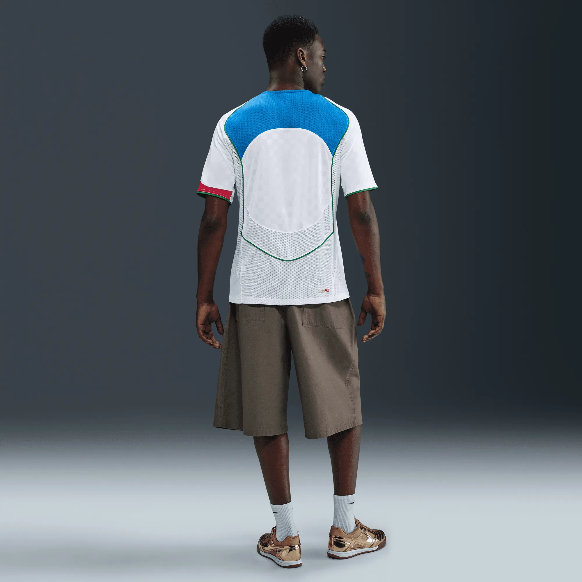 TOTAL 90 DRI-FIT SOCCER JERSEY - WHITE / ITALY BLUE Flight Fit Crown Fit