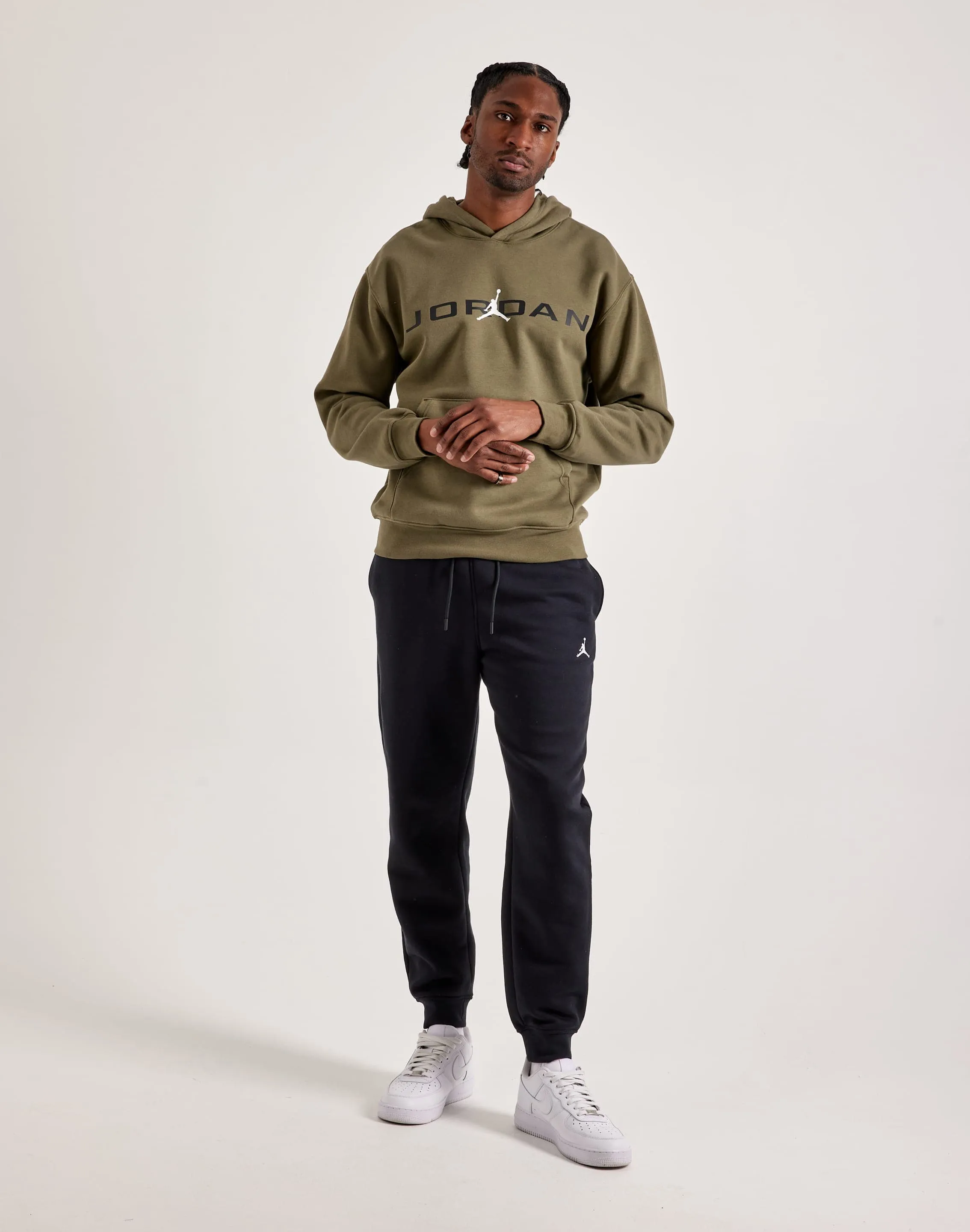 Jordan Air Stretch Fleece Hoodie Adjustable Waistbands