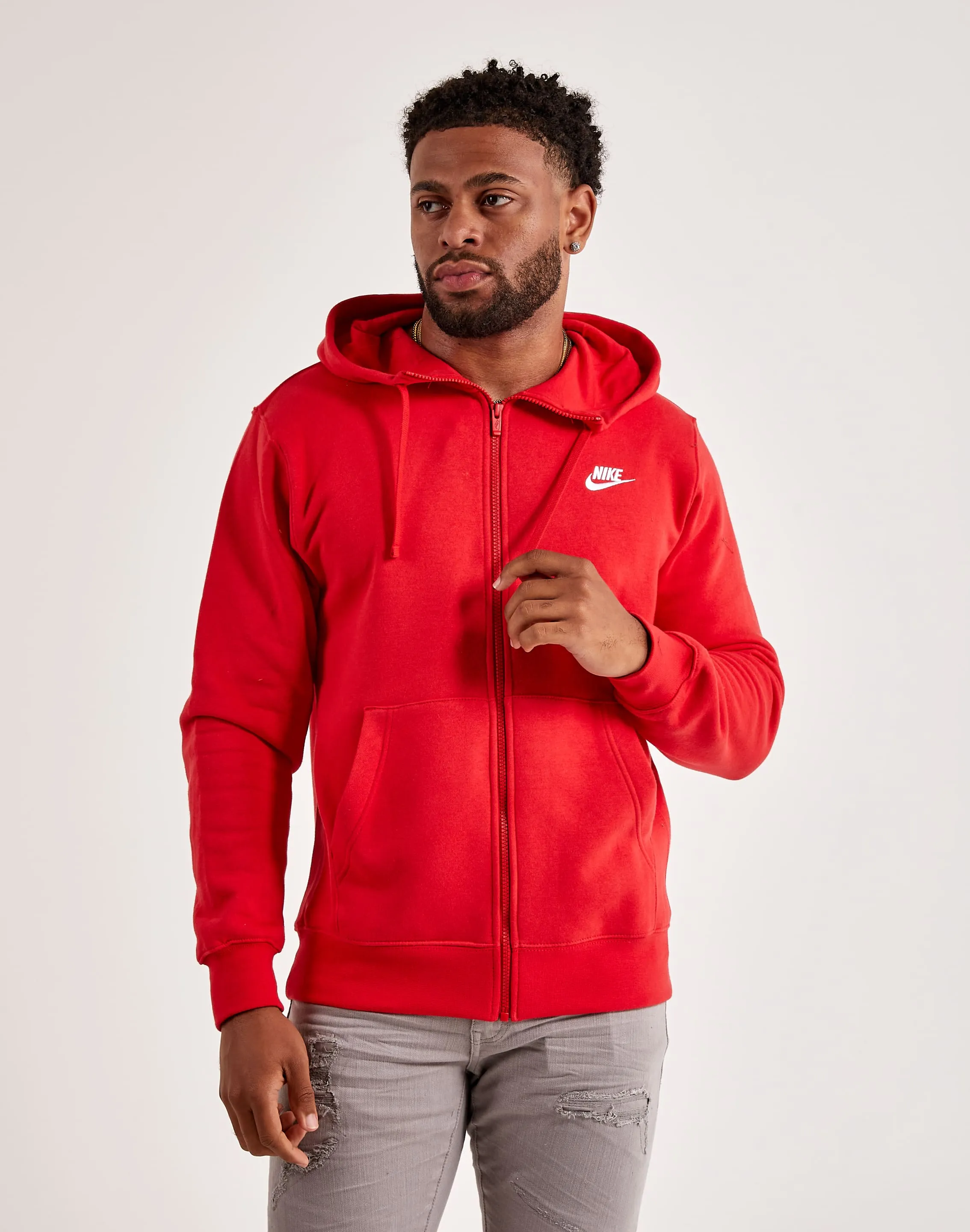 Nike Club Fleece Full-Zip Hoodie Stage Feel