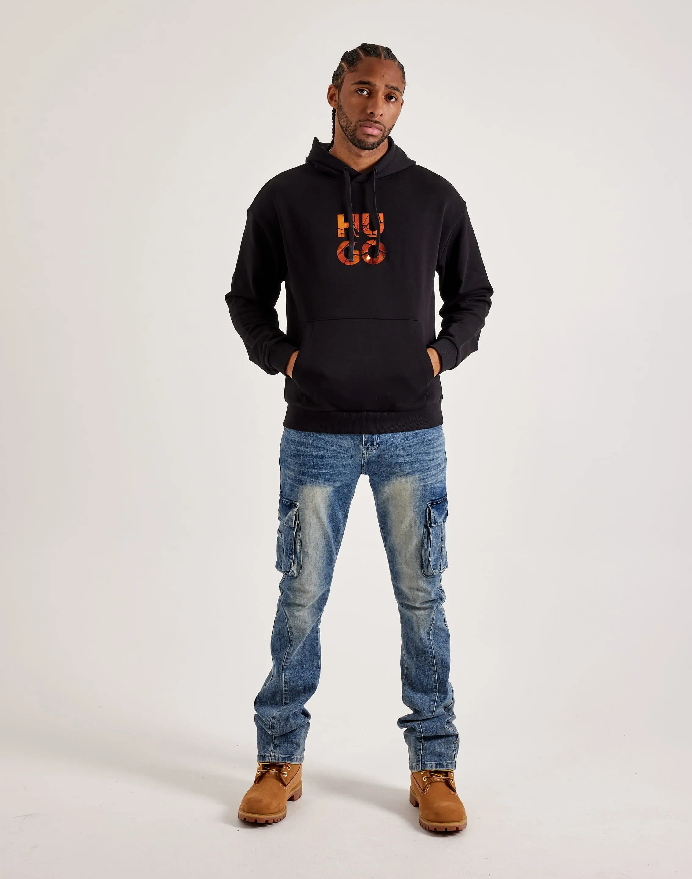 Hugo Diridood Hoodie Relax Vibe Smooth Line