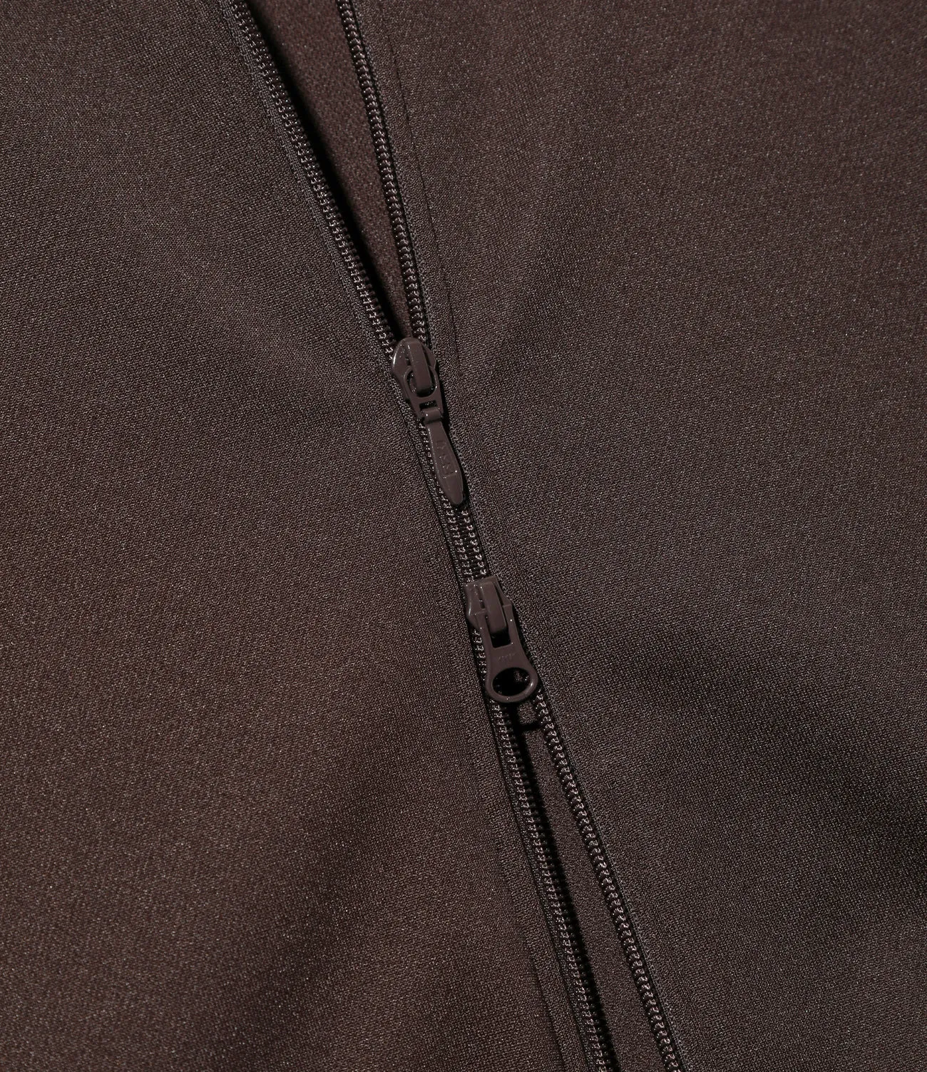 TRACK JACKET POLY SMOOTH - BROWN Denim Cool Office Glam