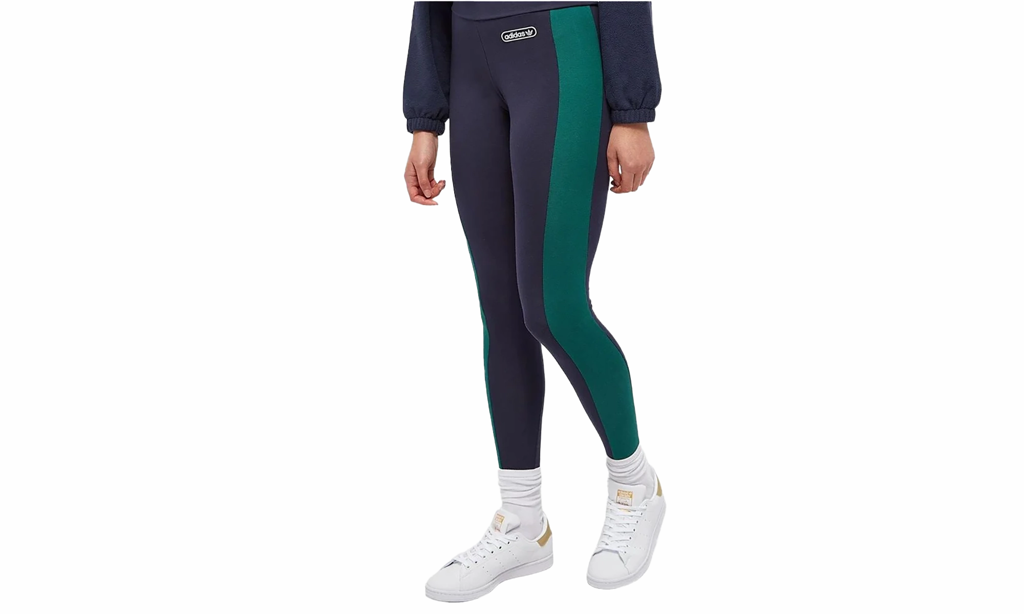 Retro Luxury Leggings "Legend Ink / Collegiate Green" Ocean Fit