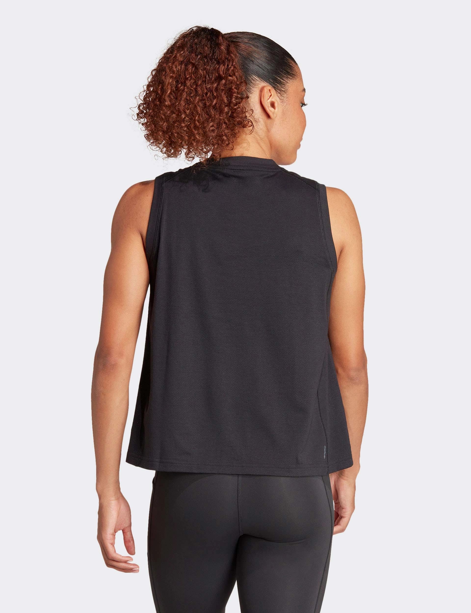 Train Essentials Big Performance Logo Training Tank Top - Black Indoor Use