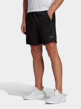 Train Essentials Logo Training Shorts Chic Comfort Leather Look