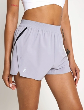 linen option Soft Lining Train Shorts - Lilac