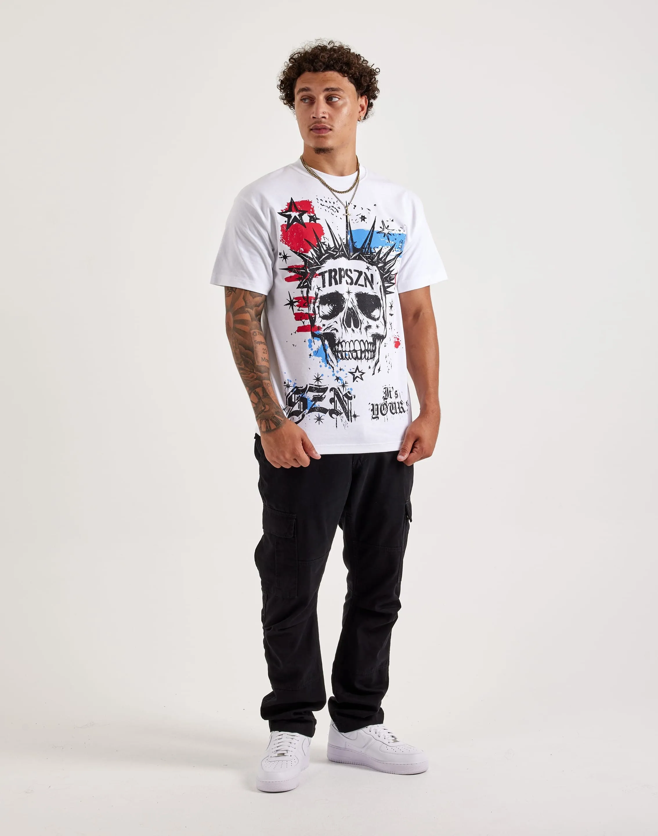 Trap SZN Skull Tee Hero Glow AdaptiveFit