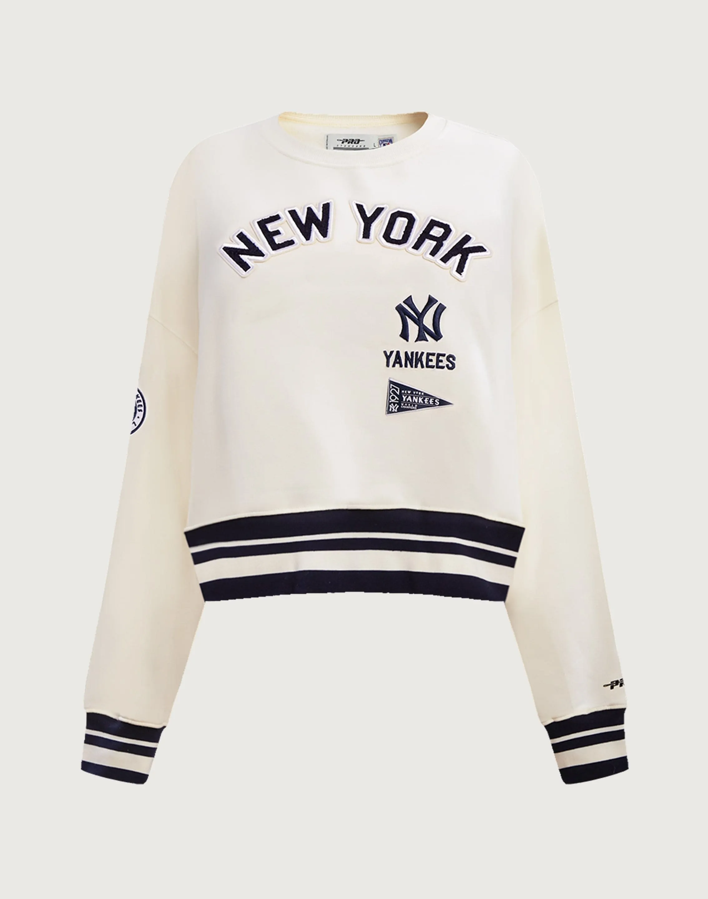 Pro Standard MLB New York Yankees Retro Classic Crewneck LightweightTextile