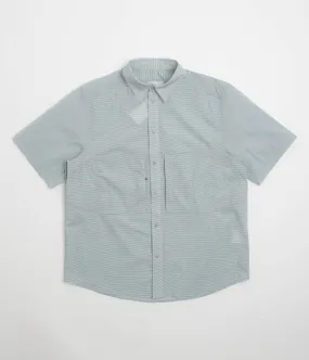 Cayl CHK 2Pocket Short Sleeve Shirt - Light Grey Button-up Boho chic