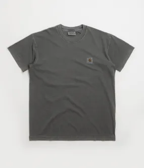 Carhartt Nelson T-Shirt - Graphite embroidered hem