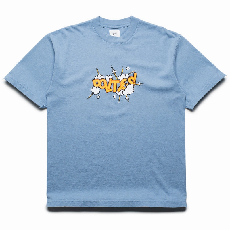 Practical Politics Pow Tee - Clear Blue