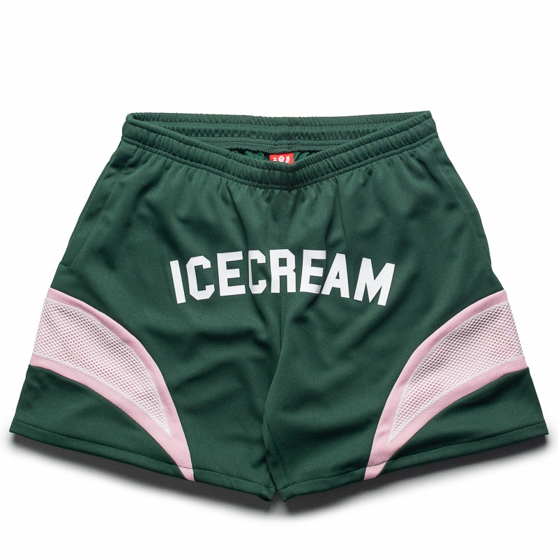 Wide Leg Opening Ice Cream Catch Shorts - Jolly Green