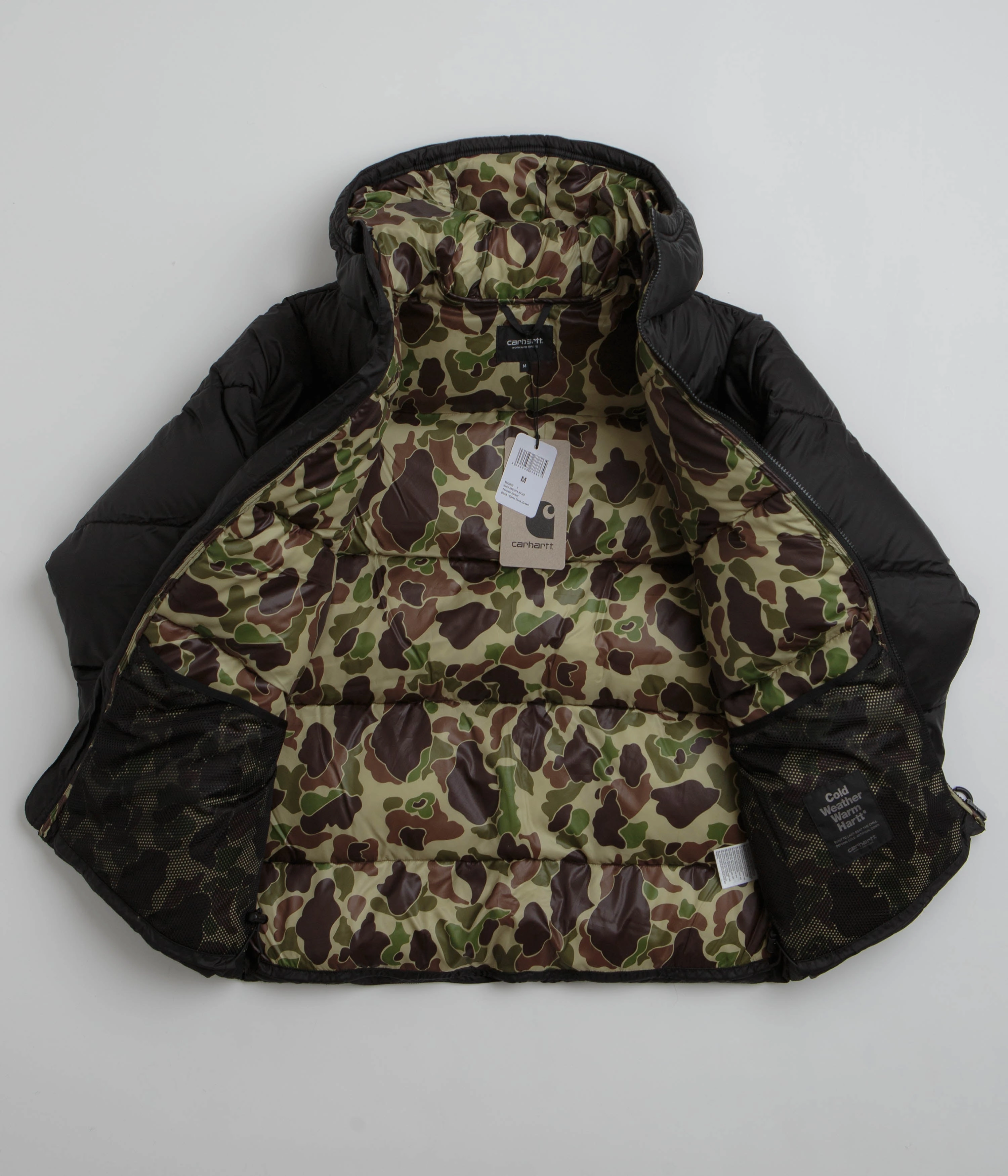 Carhartt Toronto Jacket - Black / Camo Duck / Green actors Loose Fit